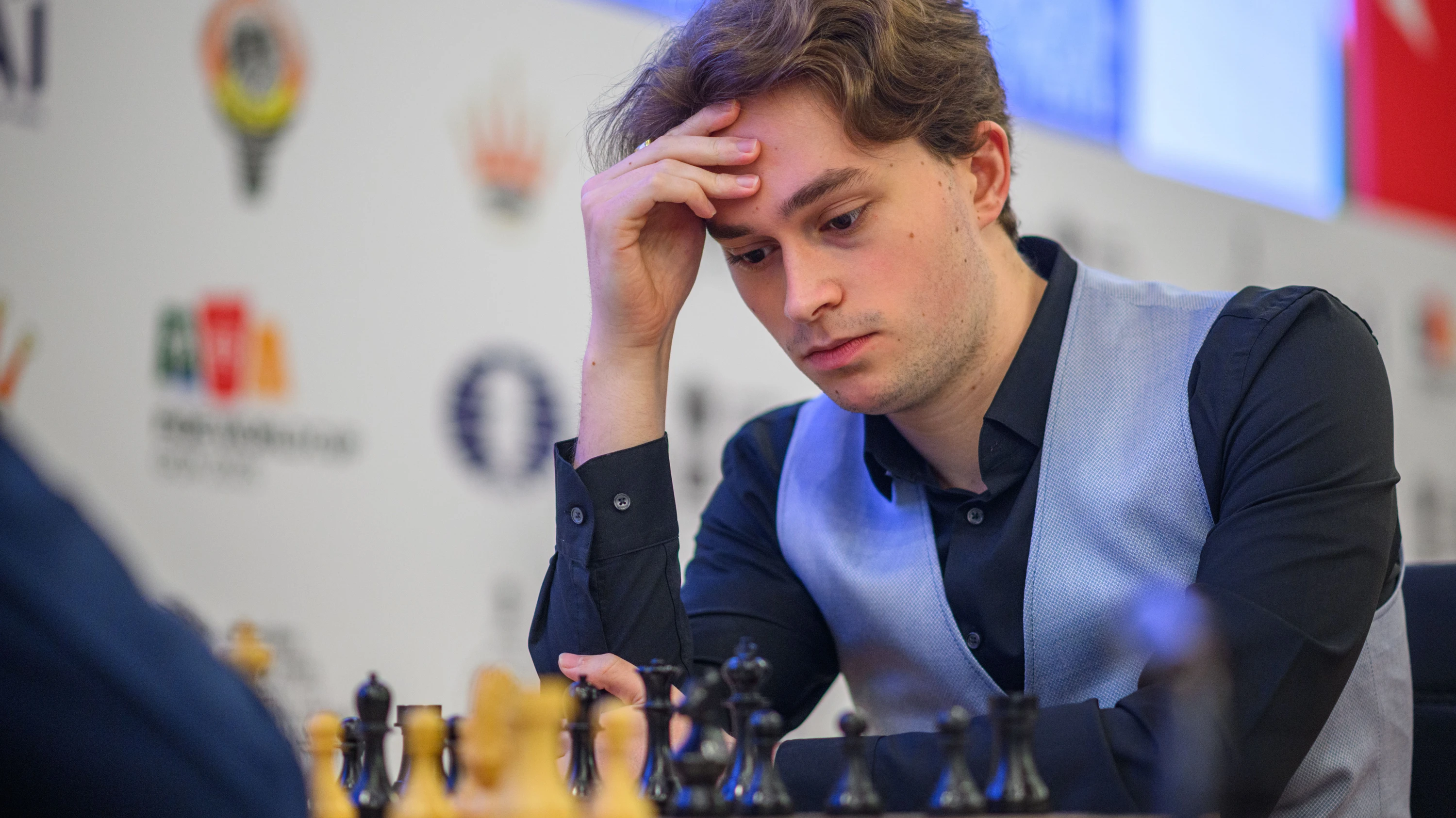 Schach-Weltpokal in Indien: Vincent Keymer - Michal Walusza/FIDE