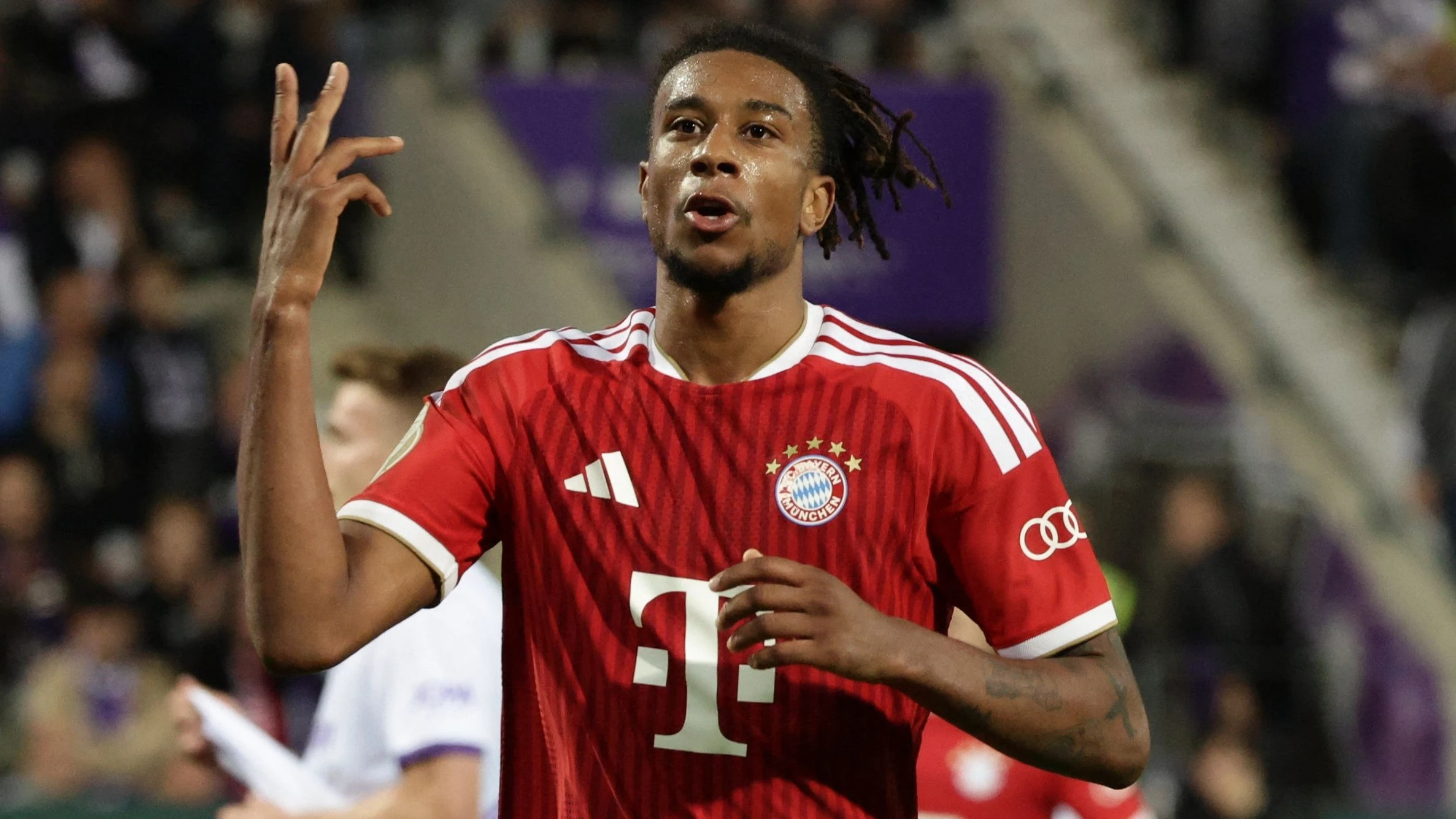 Der ist ja ne Marke: Wie lange wird Michael Olise mit dem Logo des FC Bayern auf der Brust spielen? - dpa