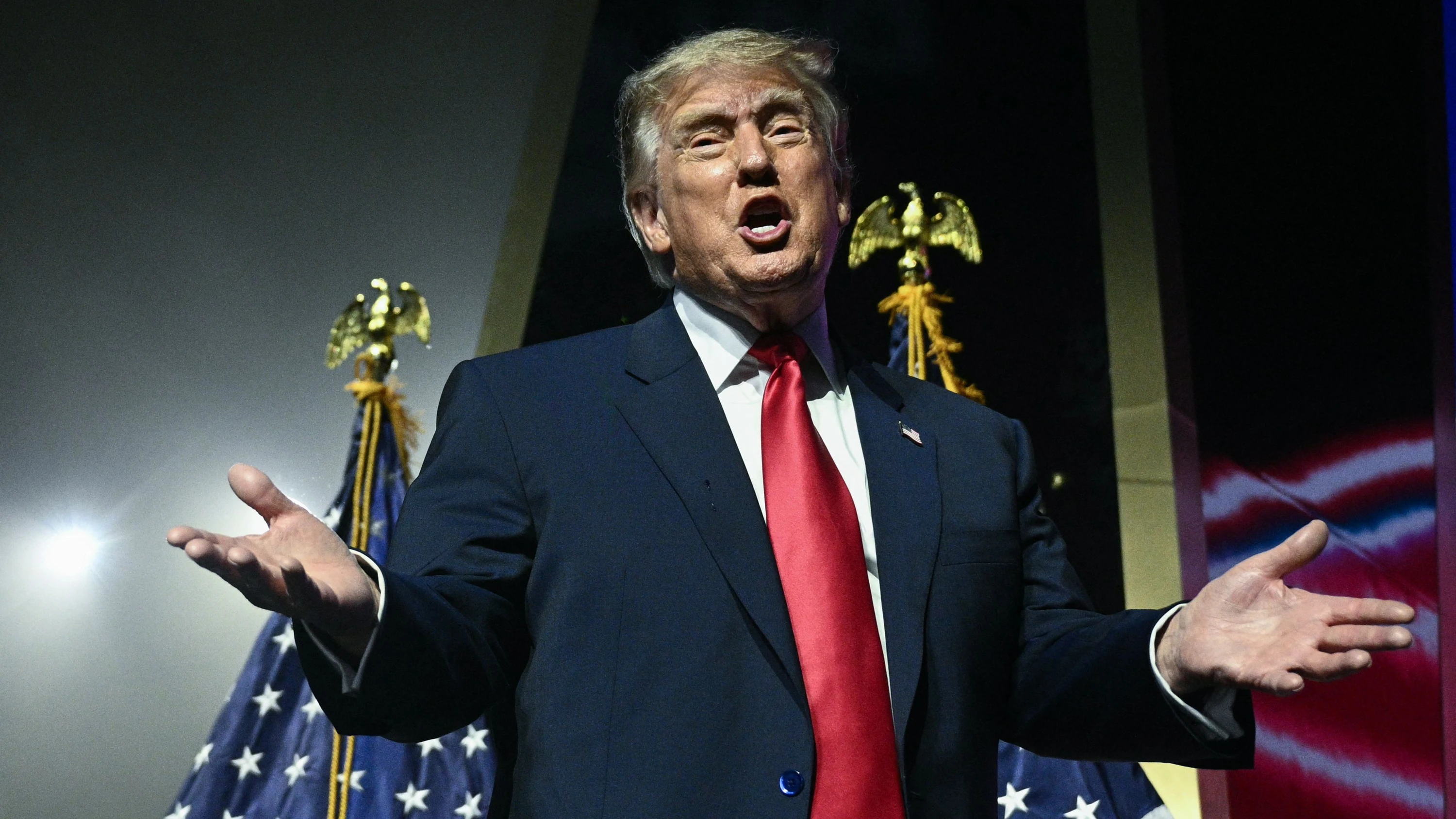USA unter Trump: Trump: „Tut so, als stünde ich auf dem Wahlzettel“