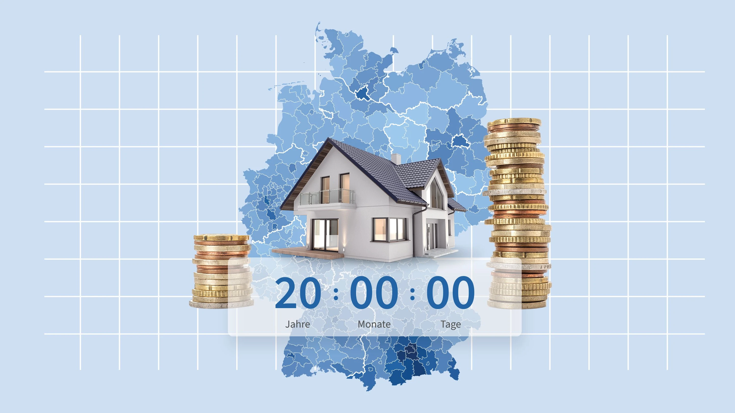 F.A.Z.-Rechner: Wie lange muss ich für ein Haus sparen?