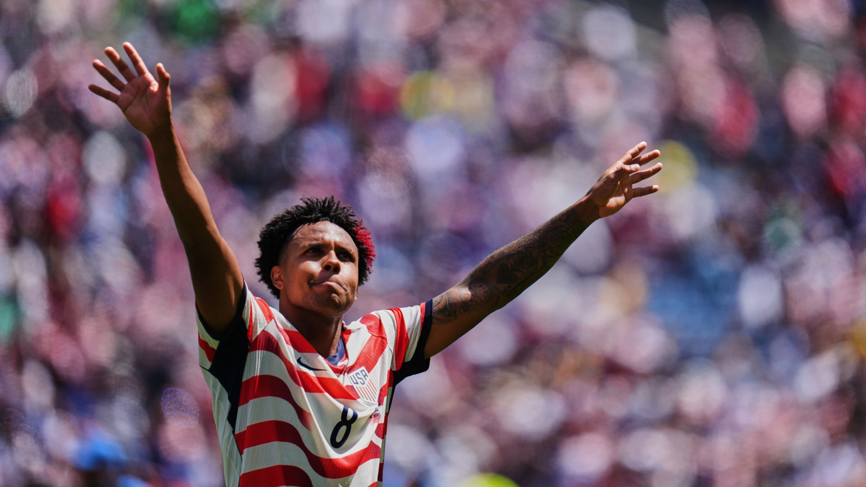 Arbeitet am Glauben an sein Team: der US-Amerikaner Weston McKennie - dpa