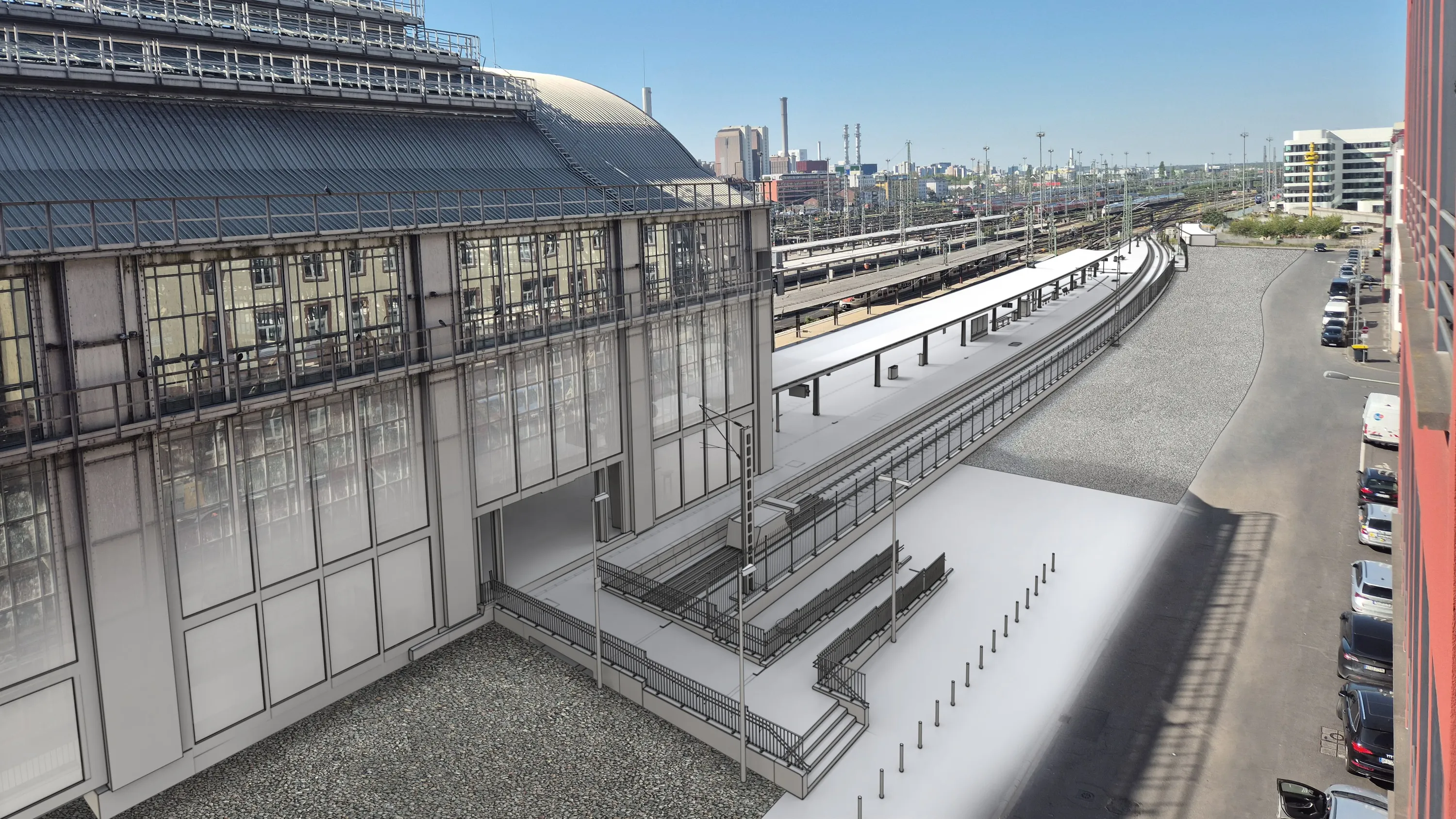 Frankfurt: Neues Gleis am Hauptbahnhof soll Ende 2028 fertig sein