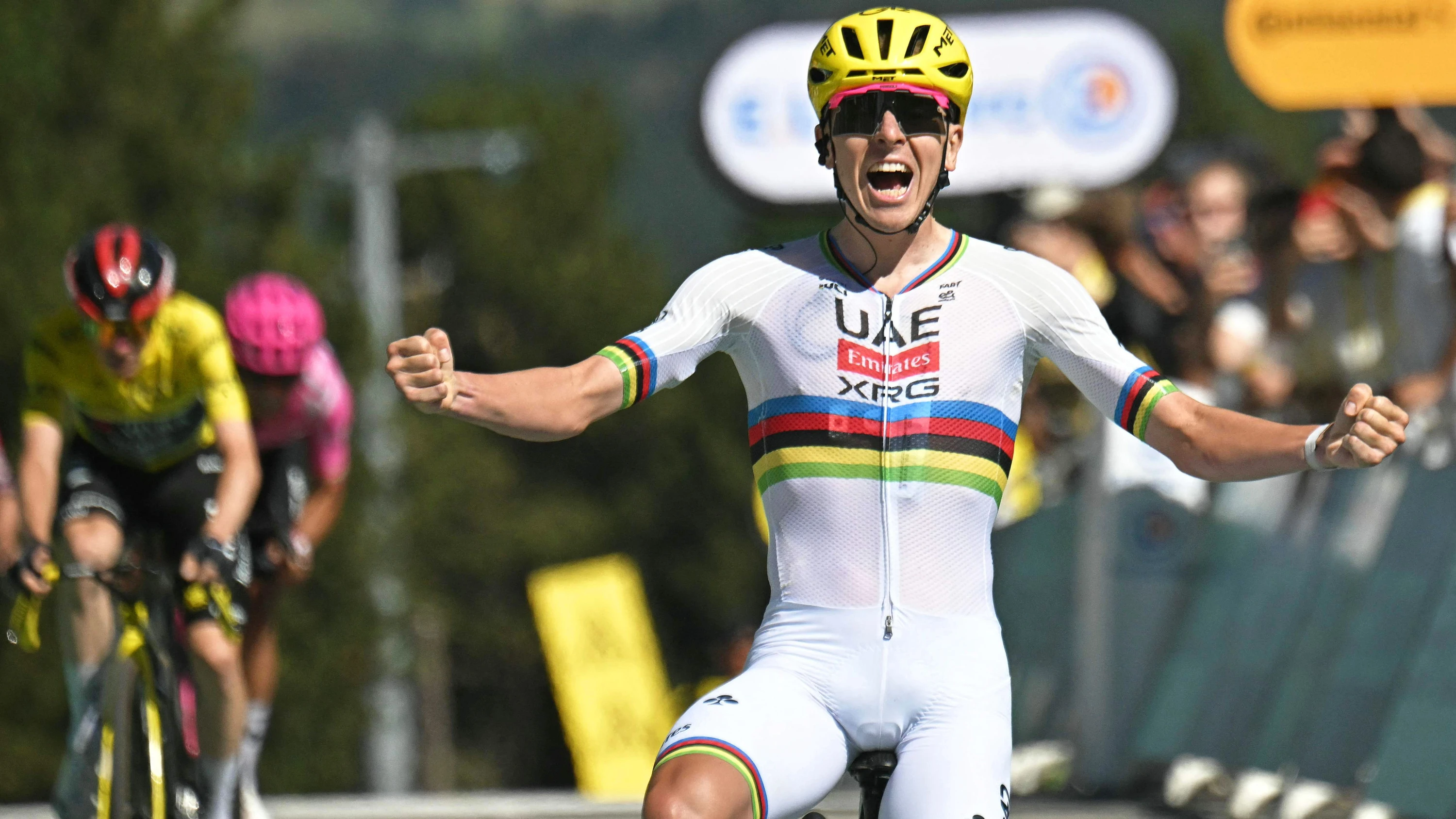 Bild: Tour de France: Pogačar siegt in den Pyrenäen und übernimmt Gelbes Trikot