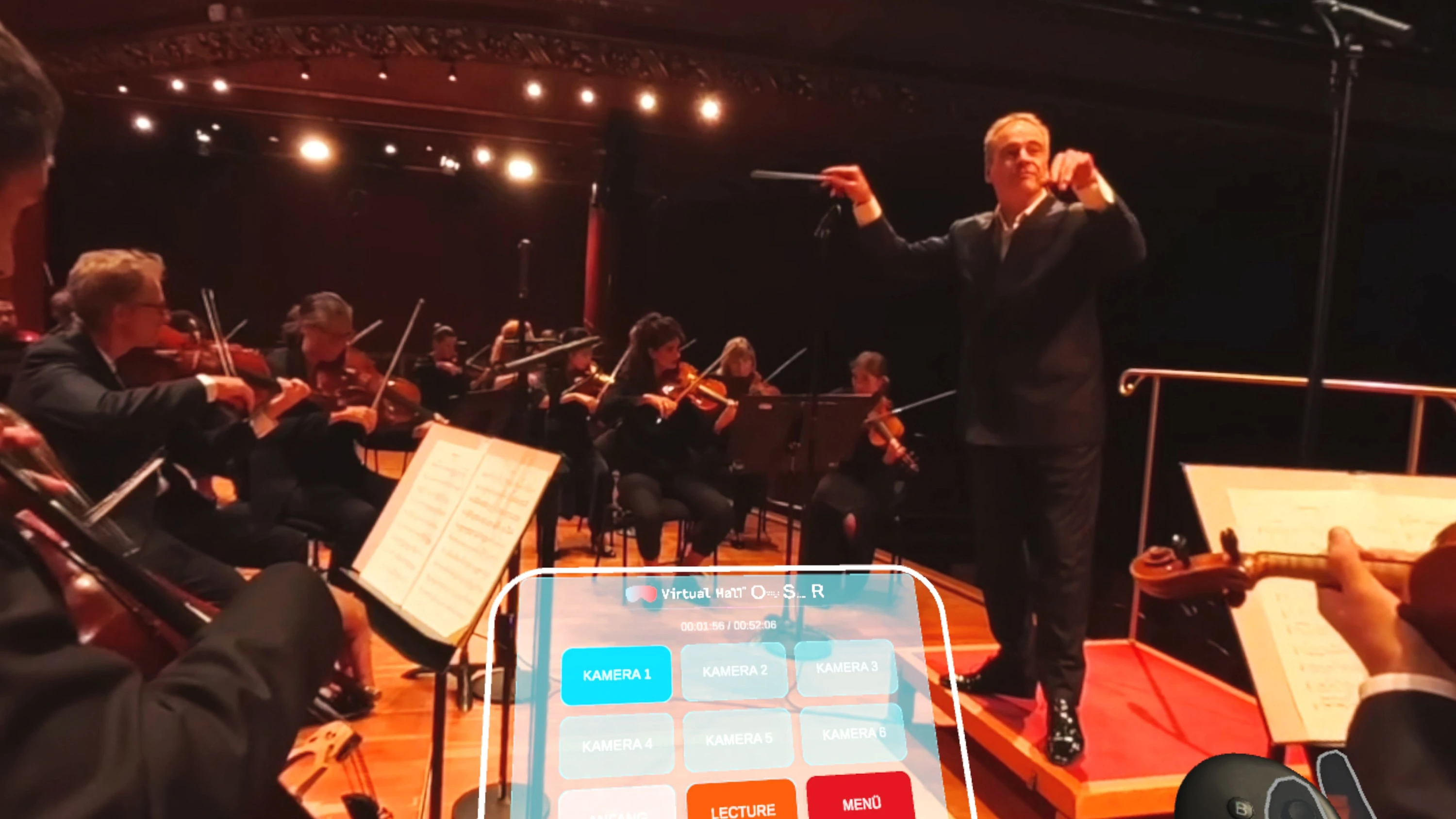 Virtuelles Konzert: Die Noten schweben magisch im Raum Virtuelles Konzert: Die Noten schweben magisch im Raum