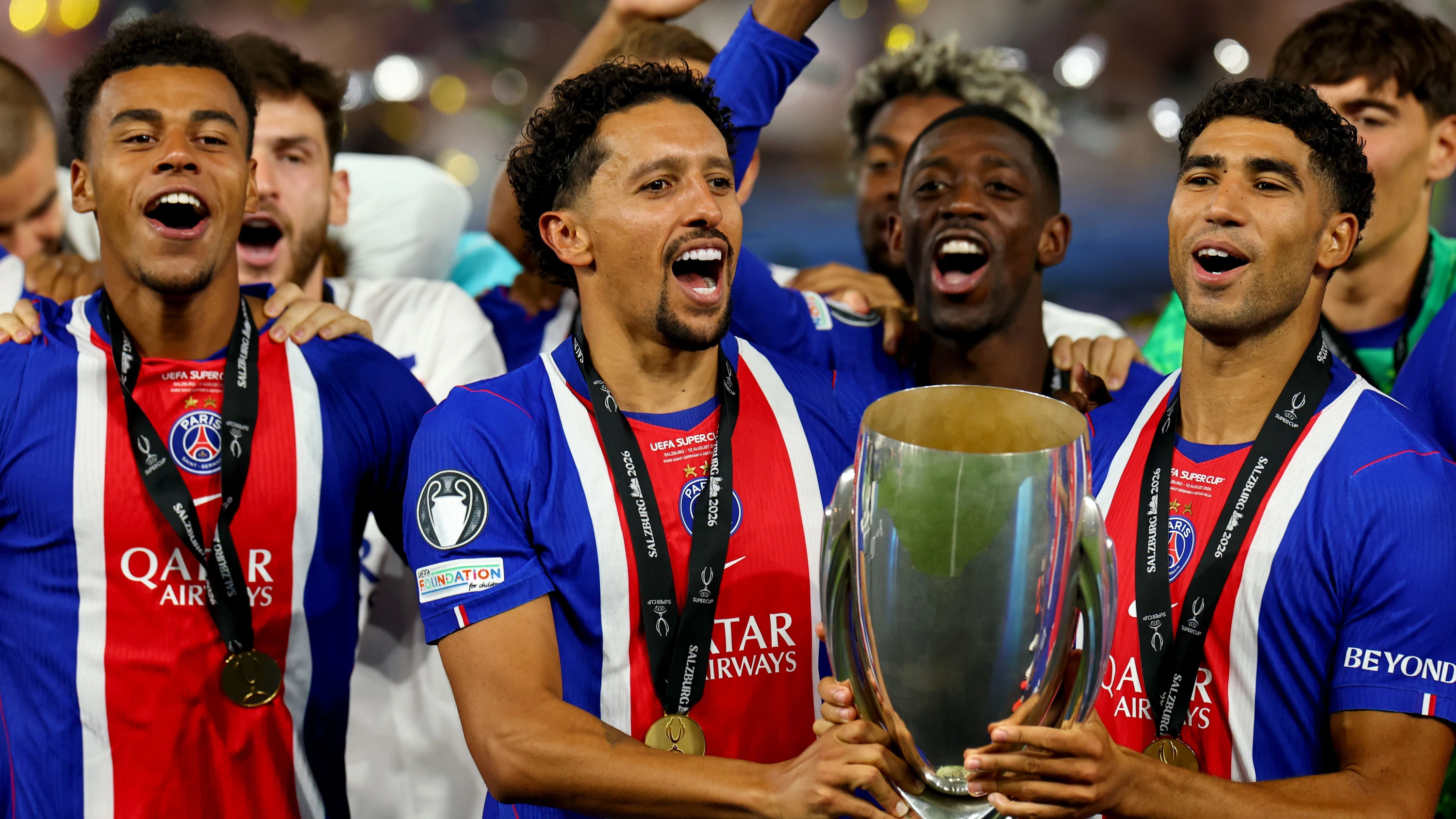 2:1 Gegen Aston Villa: PSG gewinnt auch den UEFA-Supercup