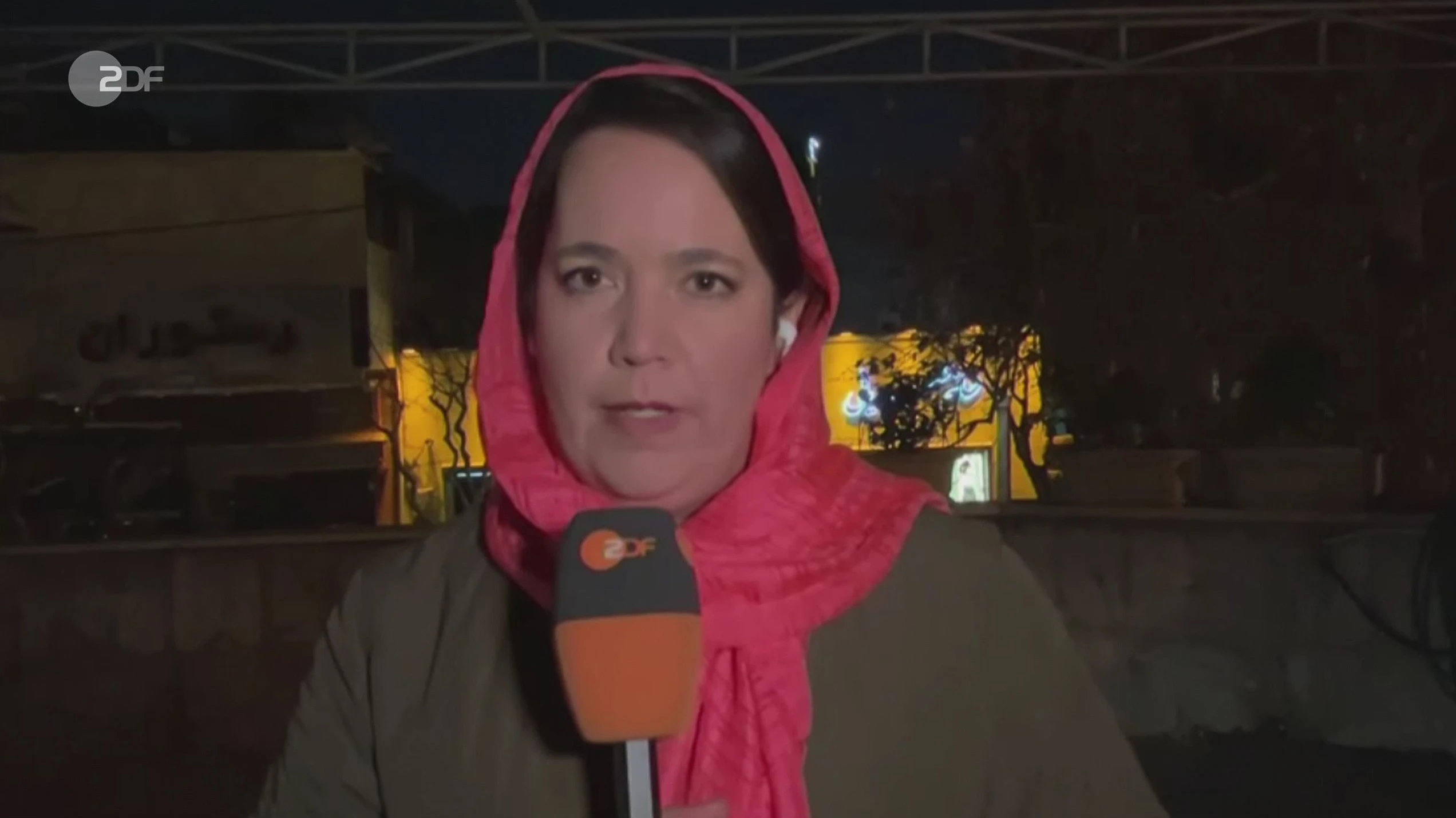 ZDF-Korrespondentin in Teheran: Live vom Blackout