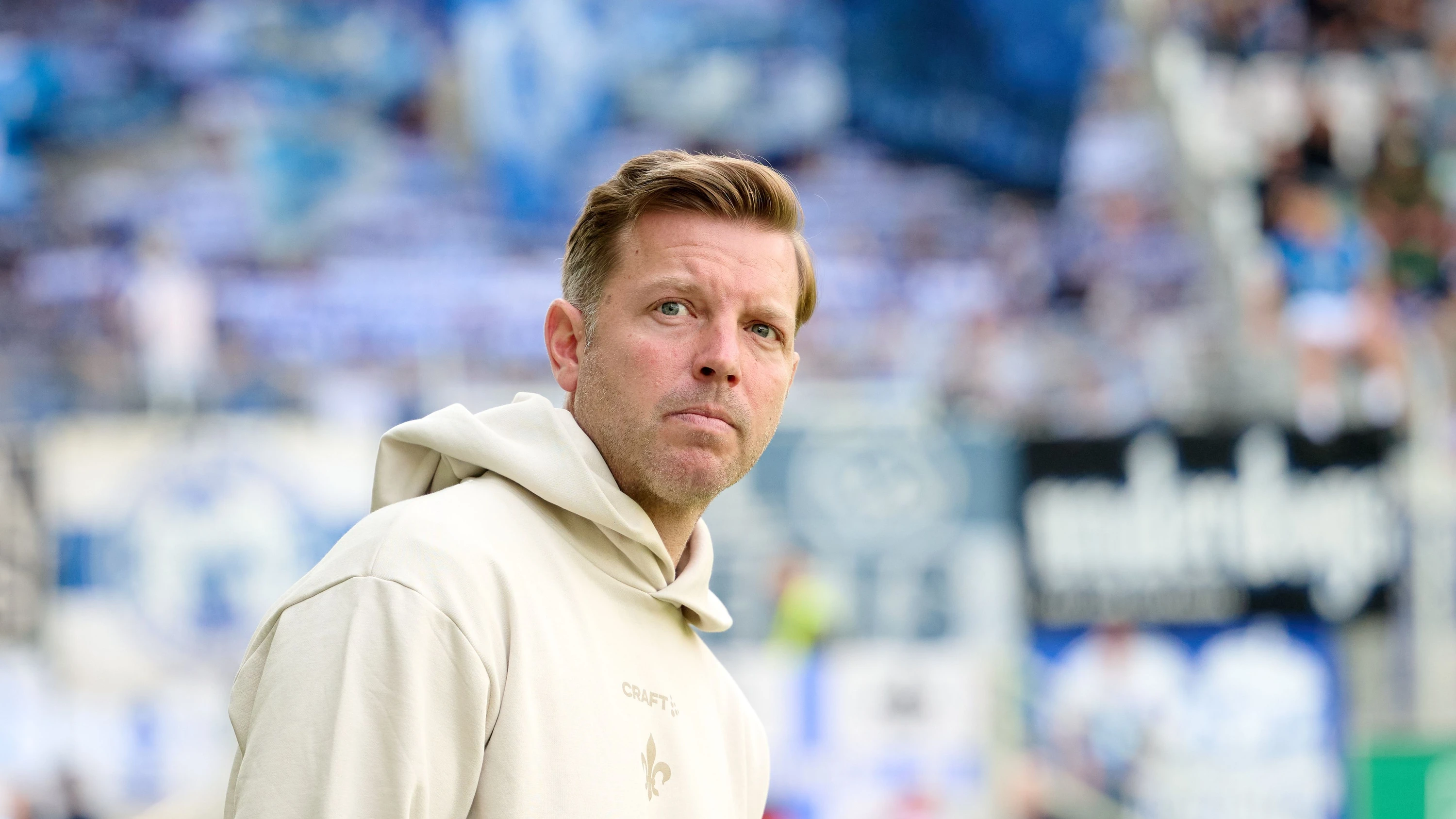 Trainer Florian Kohfeldt hat bei den „Lilien“ einiges aufzuarbeiten. - dpa