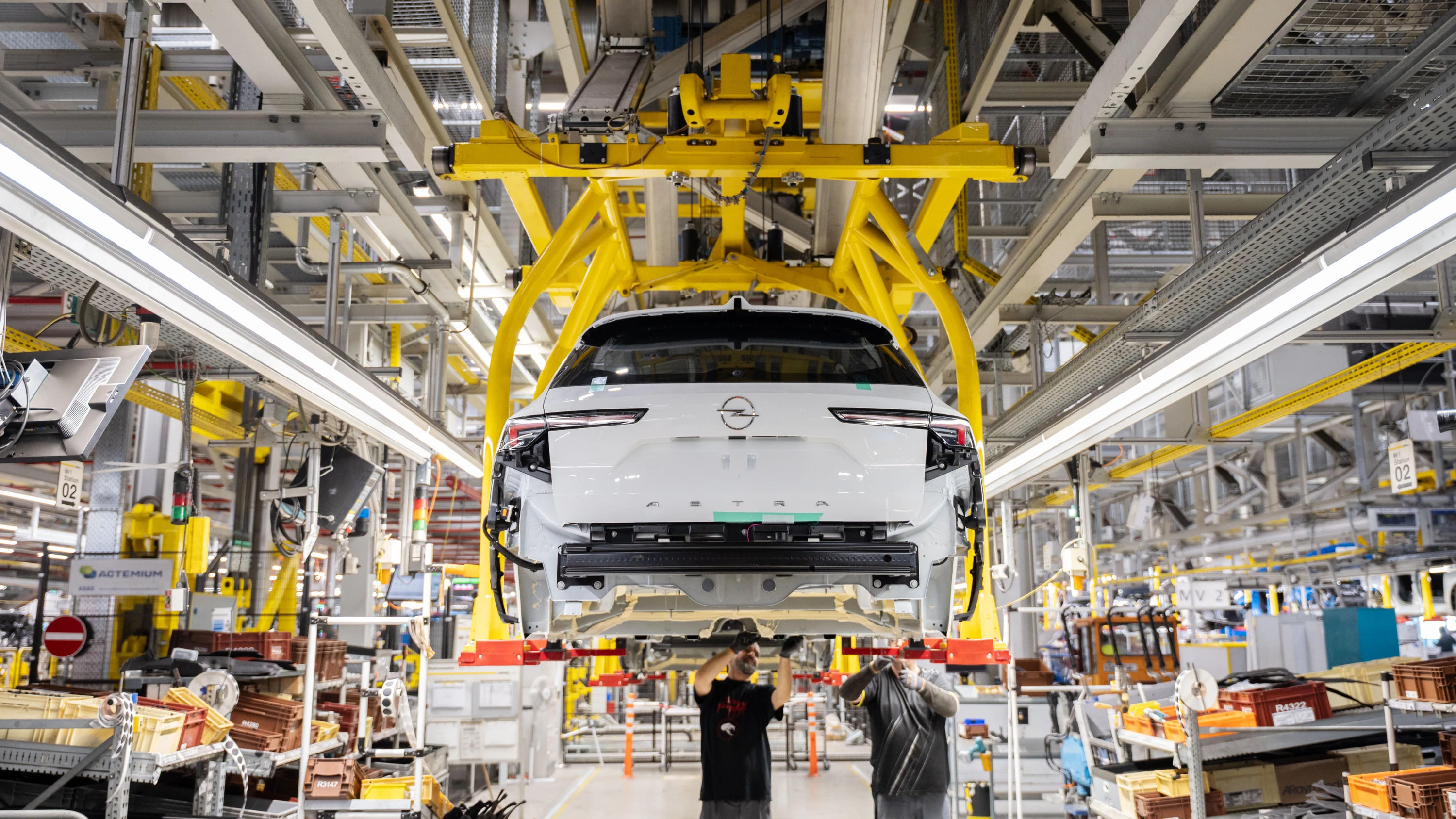 In Rüsselsheim wird der Opel Astra produziert. - Frank Röth