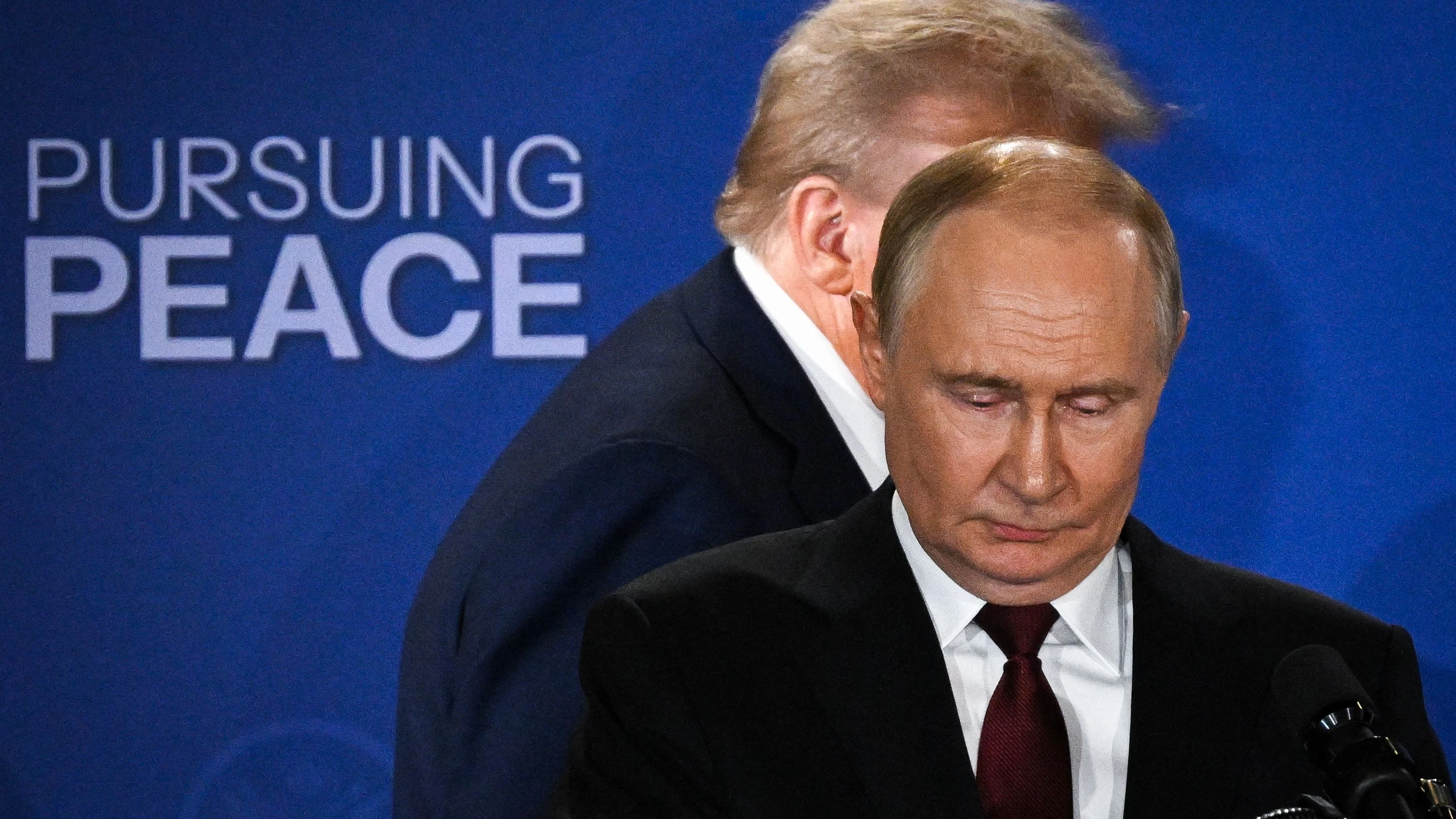 Putin und Trump im August 2025 in Alaska - AFP