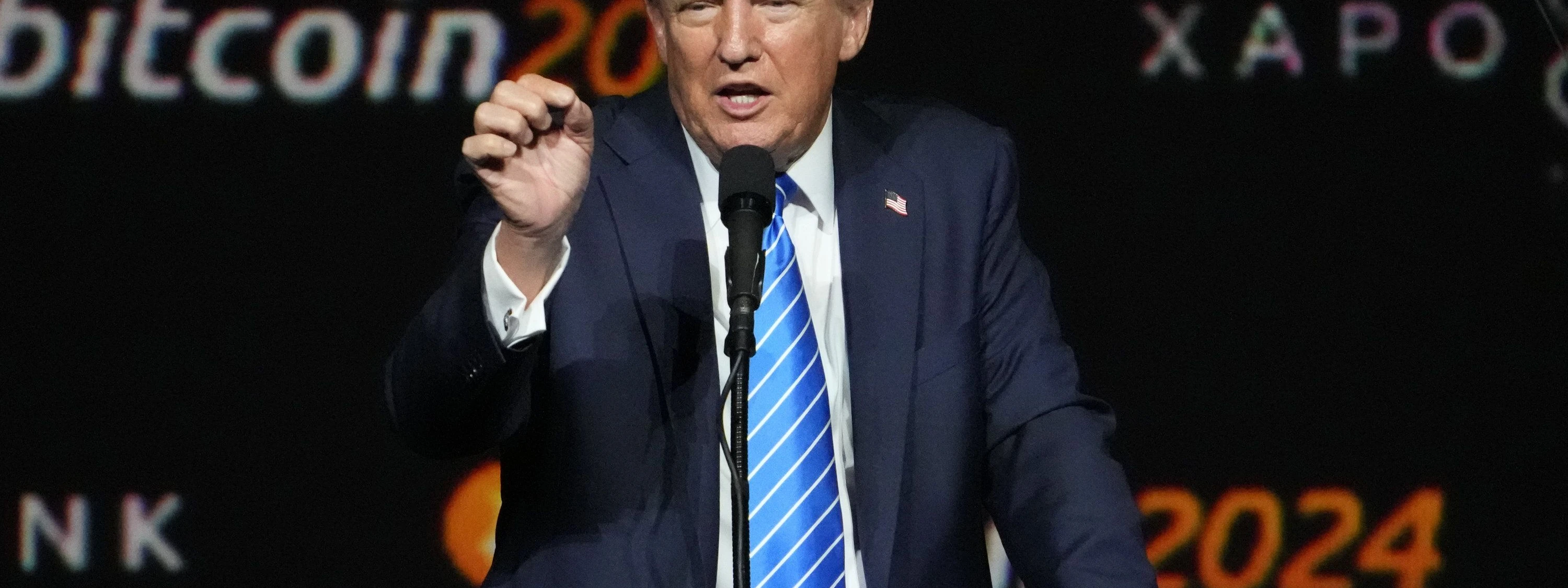 Donald Trump spricht sich auf Bitcoin-Konferenz für Kryptowährungen aus |  FAZ