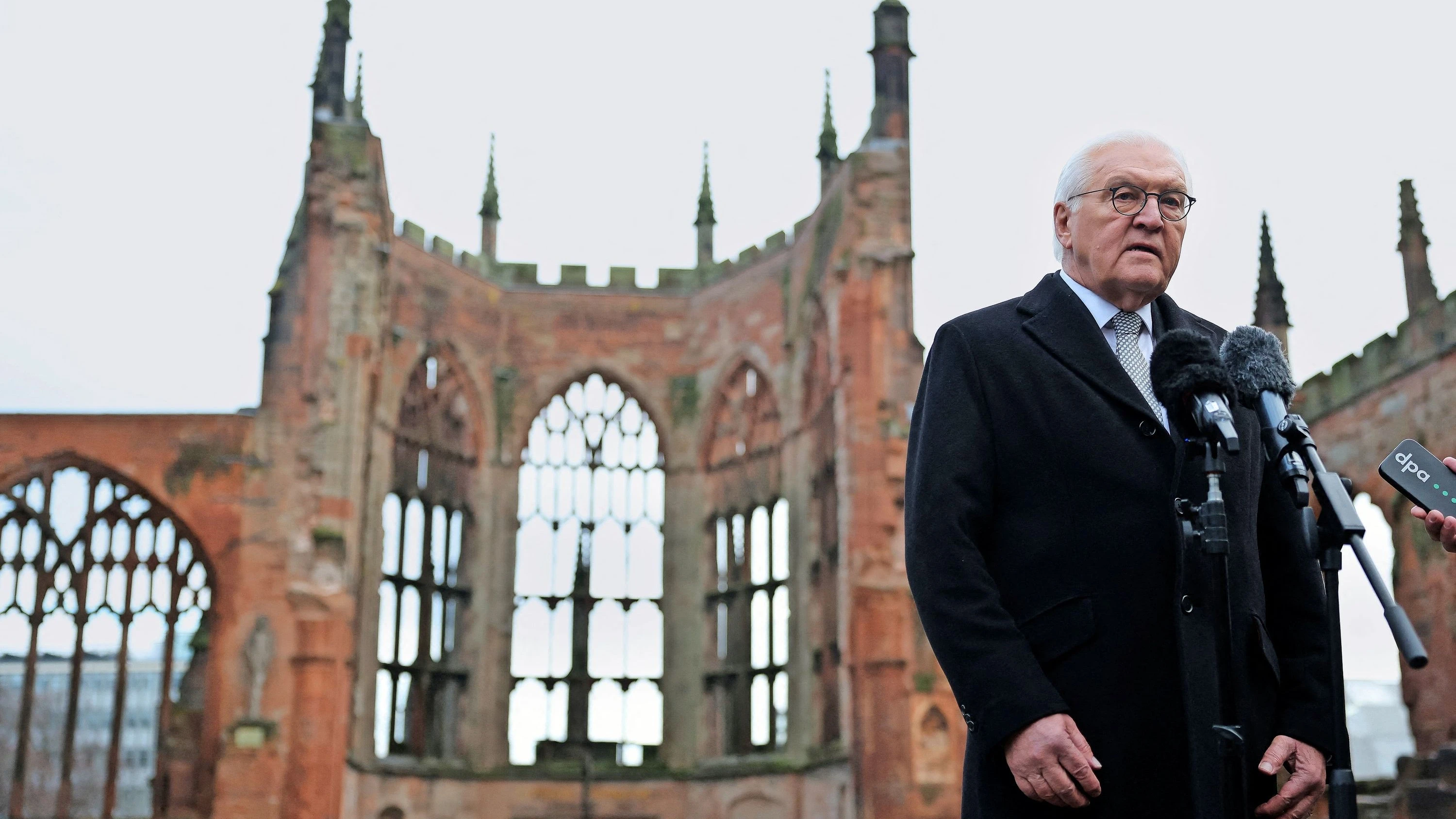 Staatsbesuch von Steinmeier: Coventry als Symbol für Europas Krieg und Versöhnung