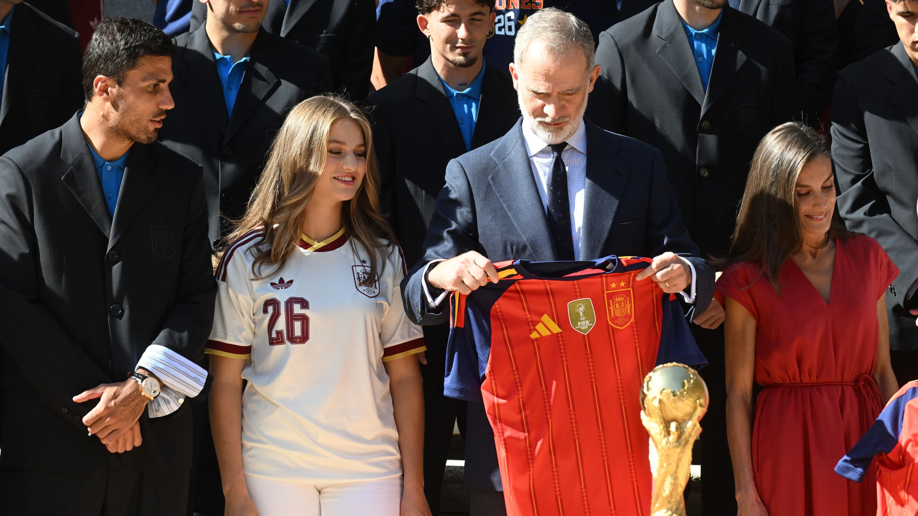 Bild: Liveblog Fußball-WM 2026: „Legendäre Mannschaft“: Spanisches Team von König Felipe VI. empfangen