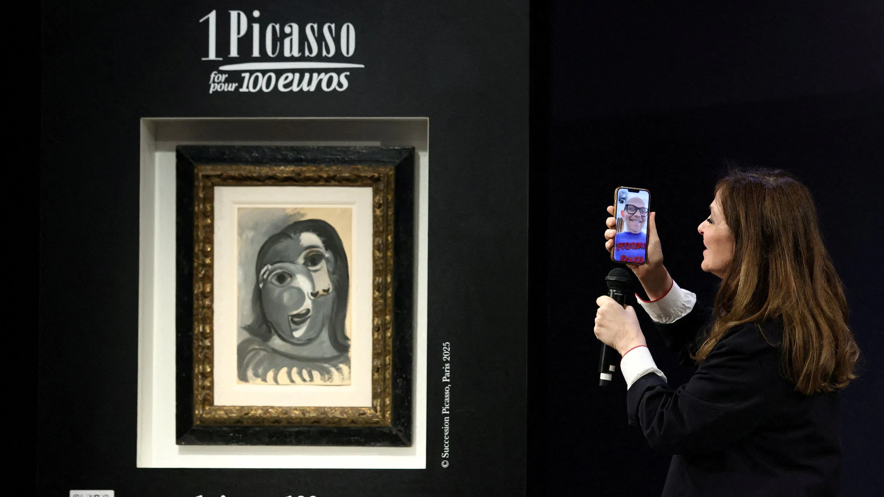 Verlosung in Paris: Pariser gewinnt echten Picasso für 100 Euro Verlosung in Paris: Pariser gewinnt echten Picasso für 100 Euro