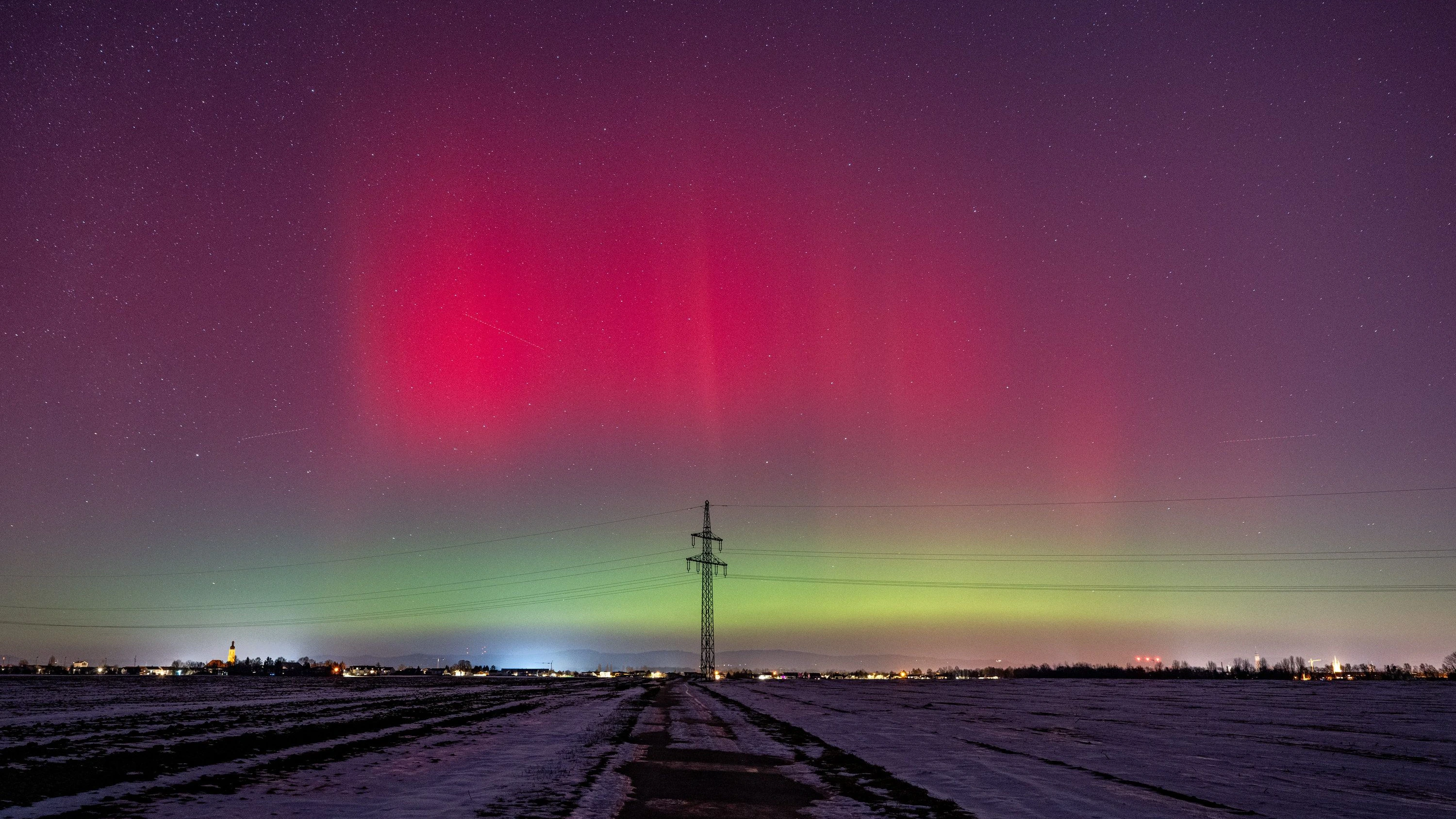 Leuchtender Himmel: Polarlichter über Deutschland zu sehen