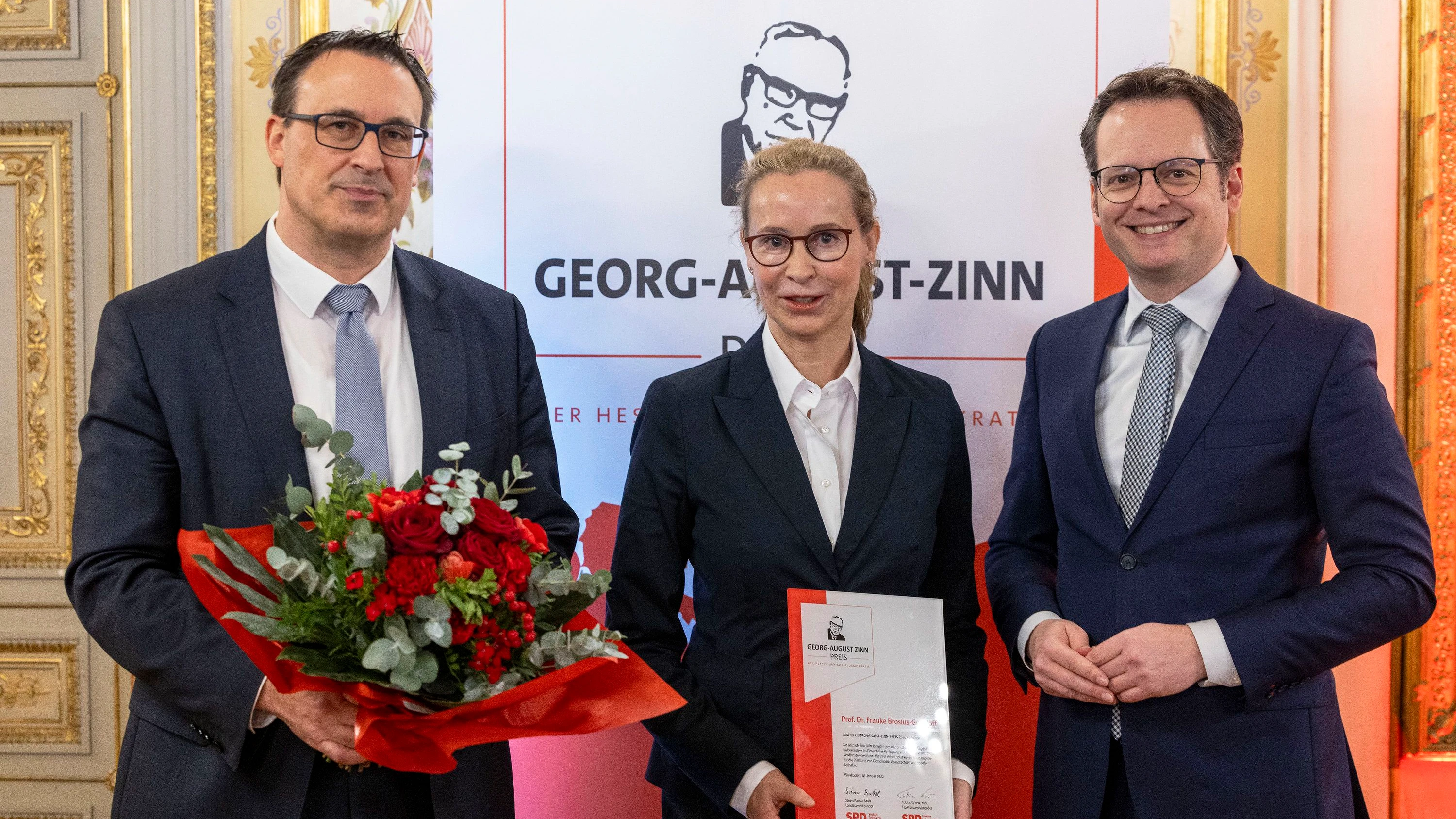 Georg-August-Zinn-Preis: „Das Grundgesetz geschützt, ohne eine Robe zu tragen“