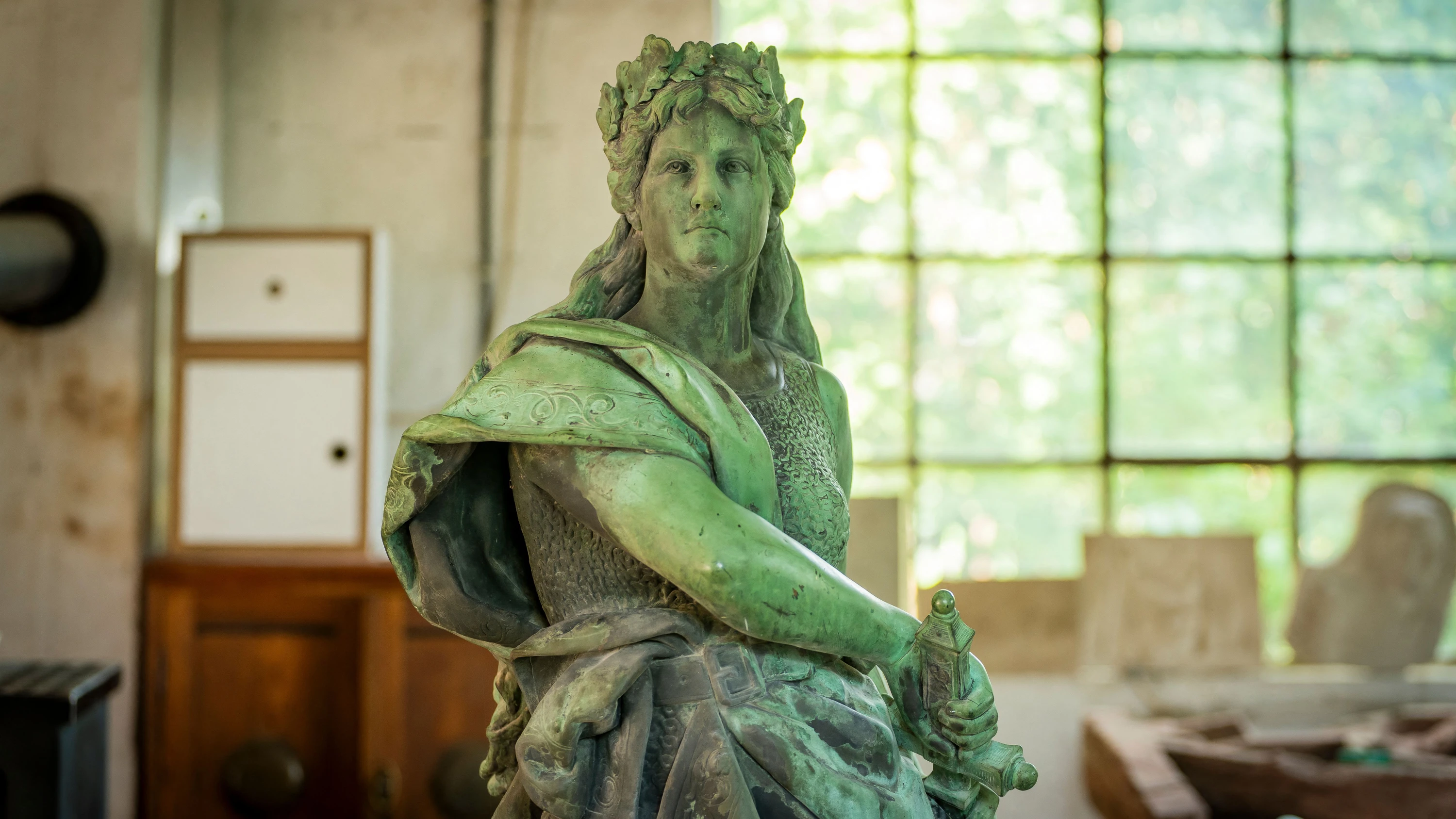 Bild: Vergessene Statue: Darmstadt vergisst Germania über zwei Jahrzehnte