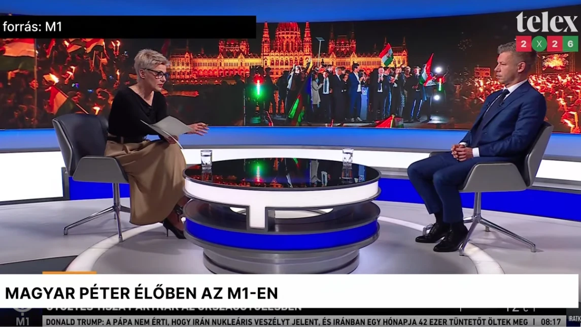 Auftritt in TV und Radio: Magyar rechnet live im Studio mit Ungarns Staatsrundfunk ab