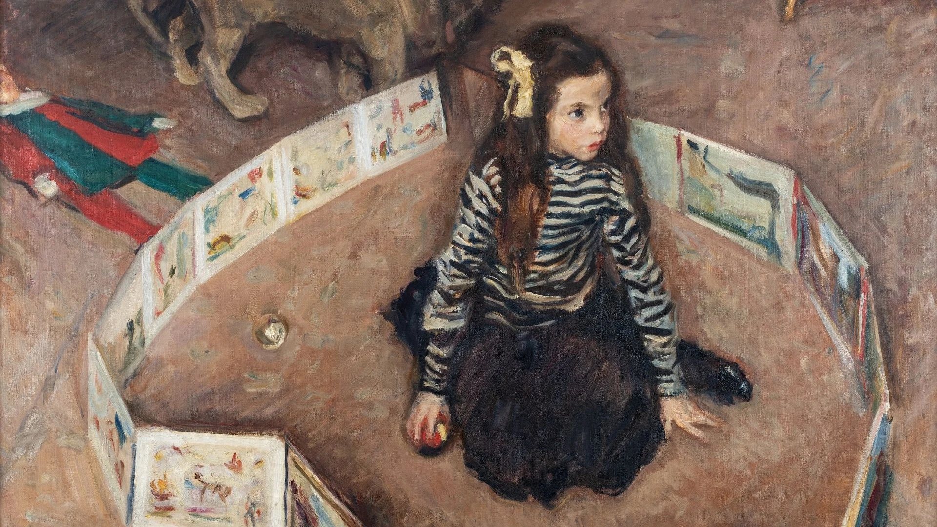 Cassirers Tochter: Max Slevogt, Porträt Suzanne Aimée Cassirer, 1901 - Privatbesitz, ehem. Slg. Suzanne Aimée Cassirer