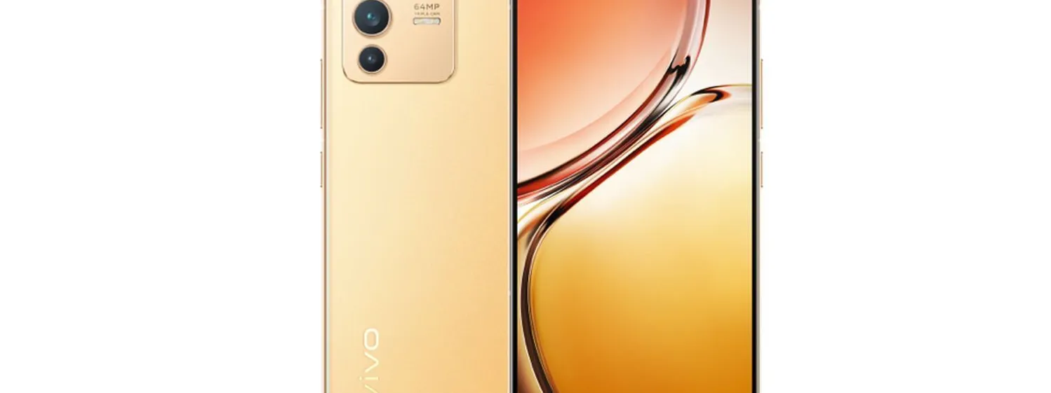 Topme Silikonhülle Für Vivo V23 5G – Mit Goldrand, Rot, Stoßfest