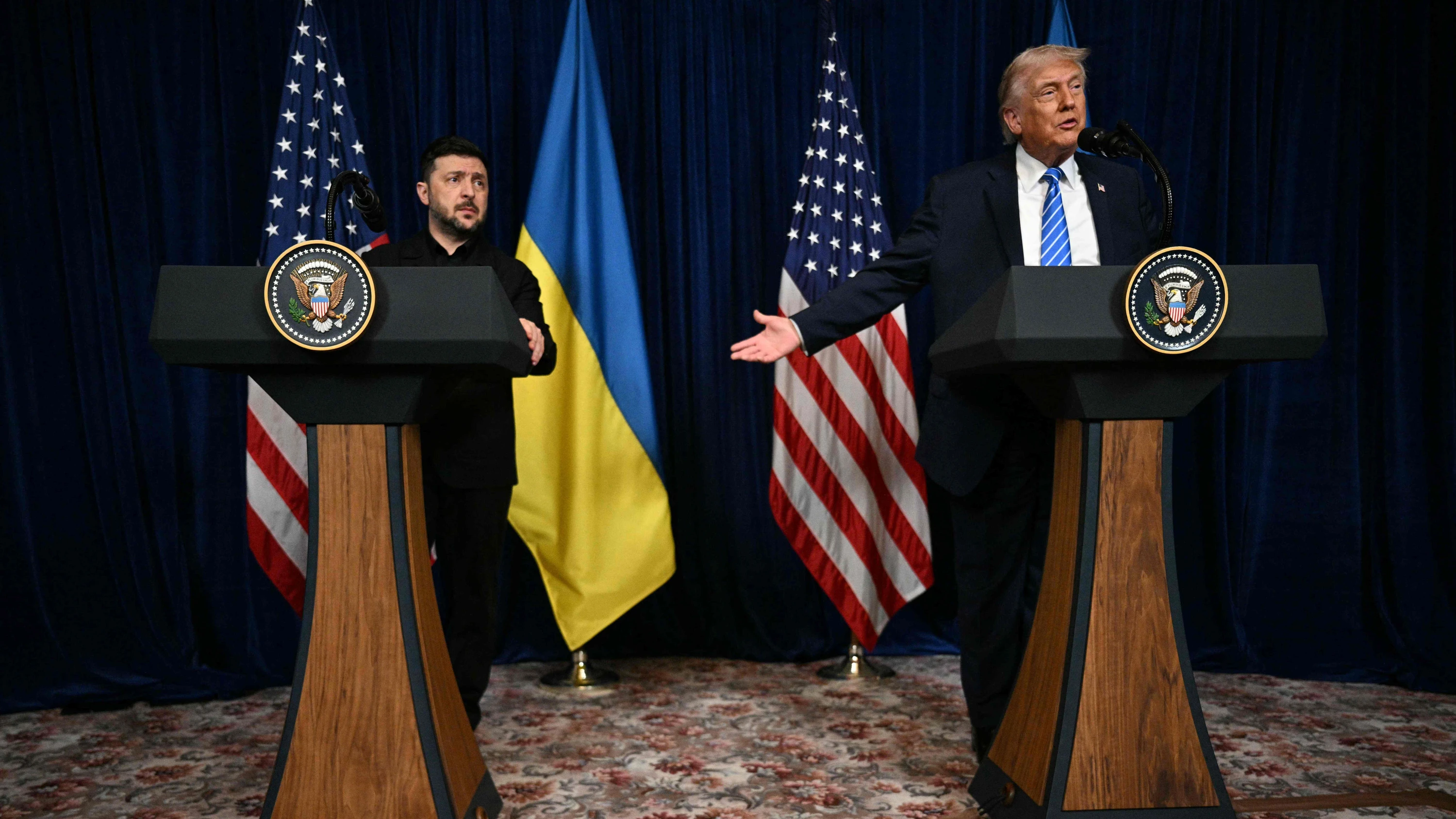 Krieg in der Ukraine: Trump spricht nach Treffen mit Selenskyj von „großartigen Fortschritten“