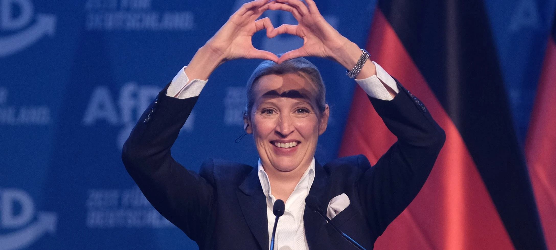 Alice Weidel lässt sich auf Wahlparteitag der AfD wie ein Popstar feiern |  FAZ