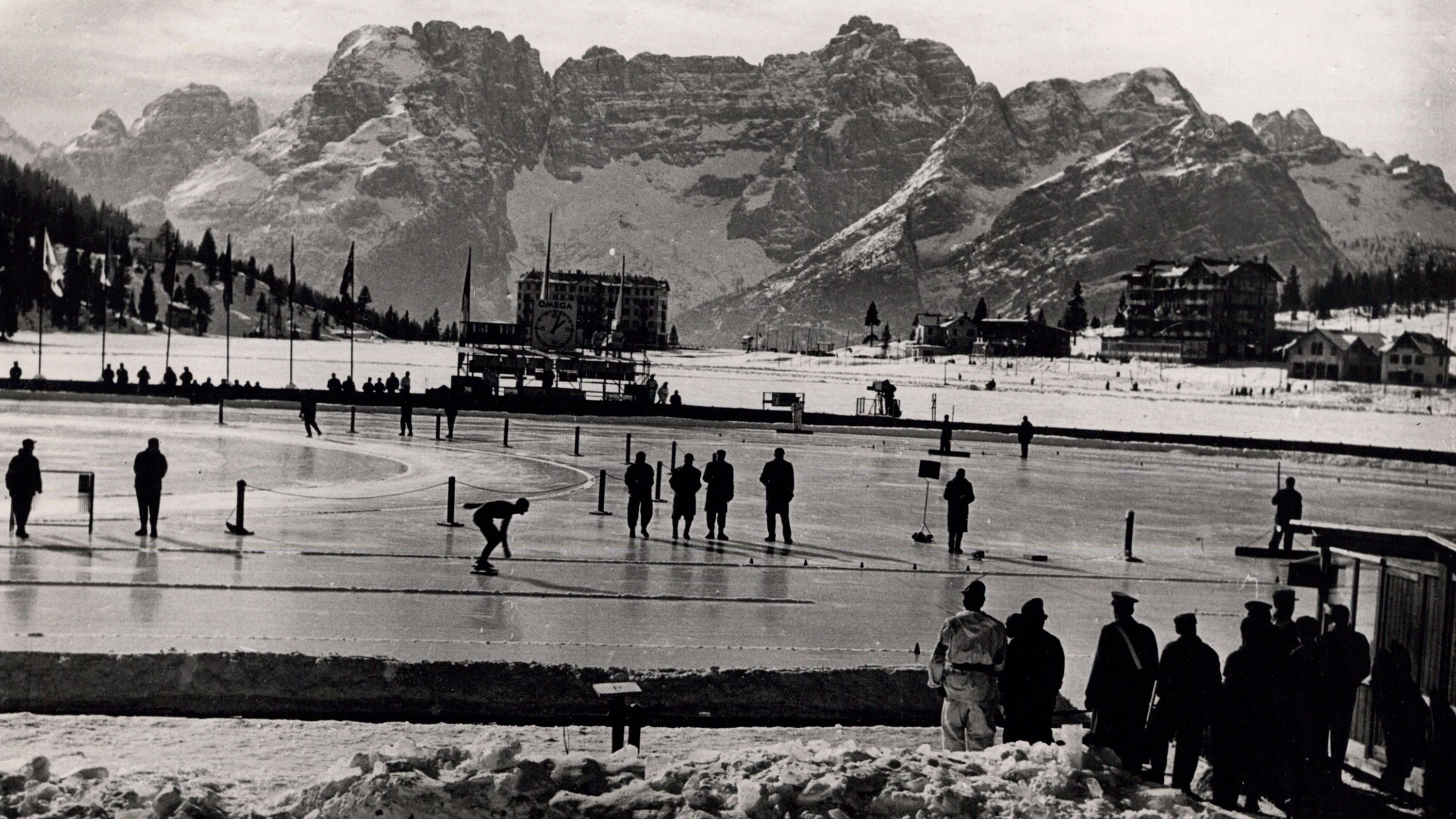 Olympische Spiele 1956: Das letzte Mal auf natürlichem Eis