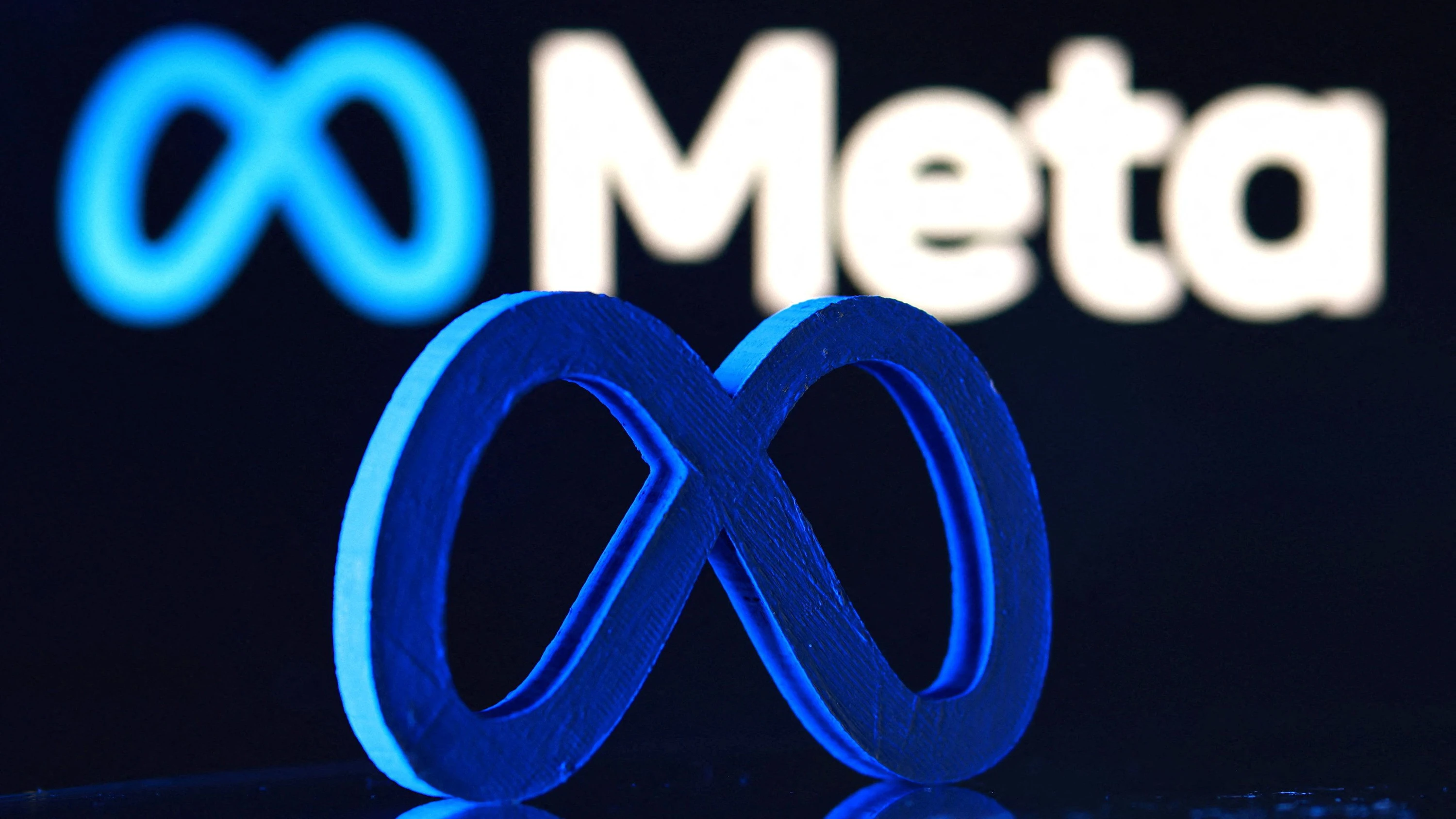 Das Logo des Tech-Konzerns Meta. - Reuters
