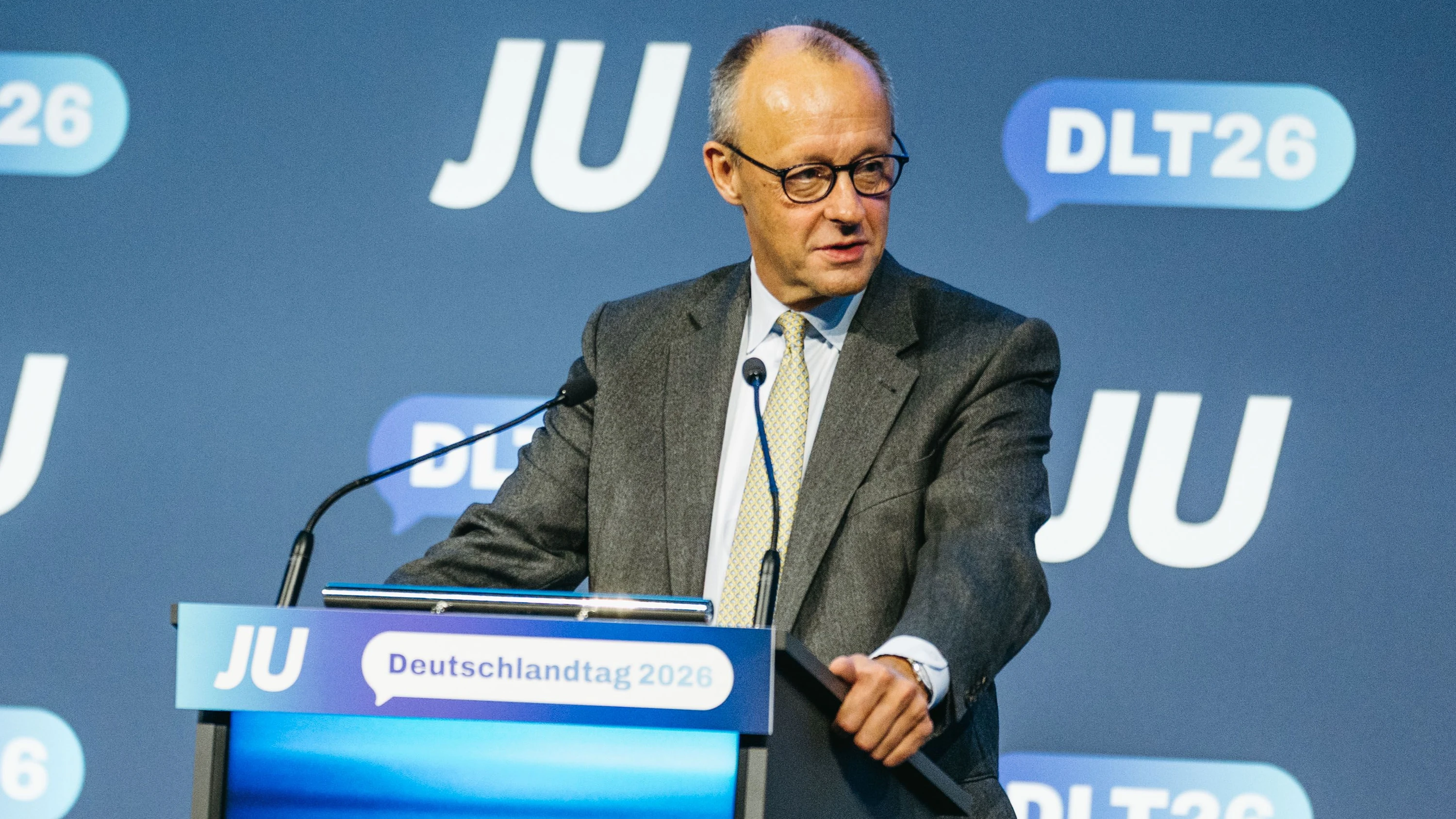 JU Deutschlandtag: Merz warnt die SPD: „Das geht nicht, hört damit auf“