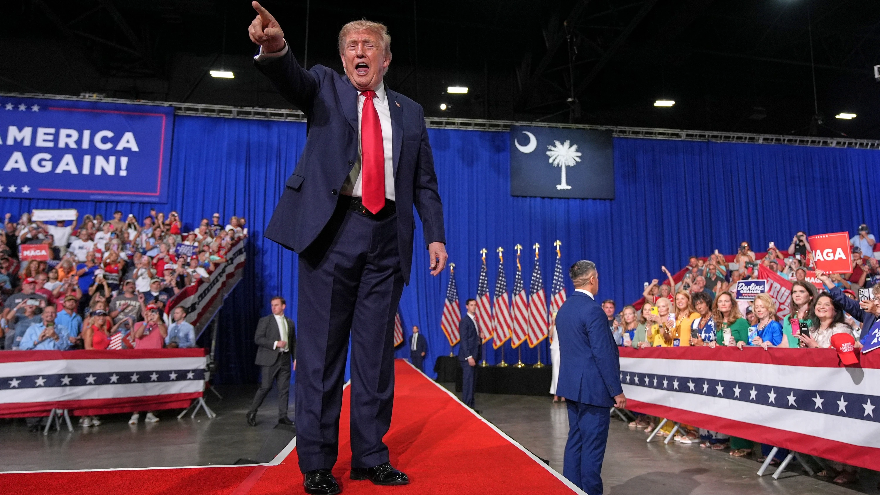 USA unter Trump: Trump: AfD-Wahlerfolg in Sachsen-Anhalt ein „wirklich großer Abend“