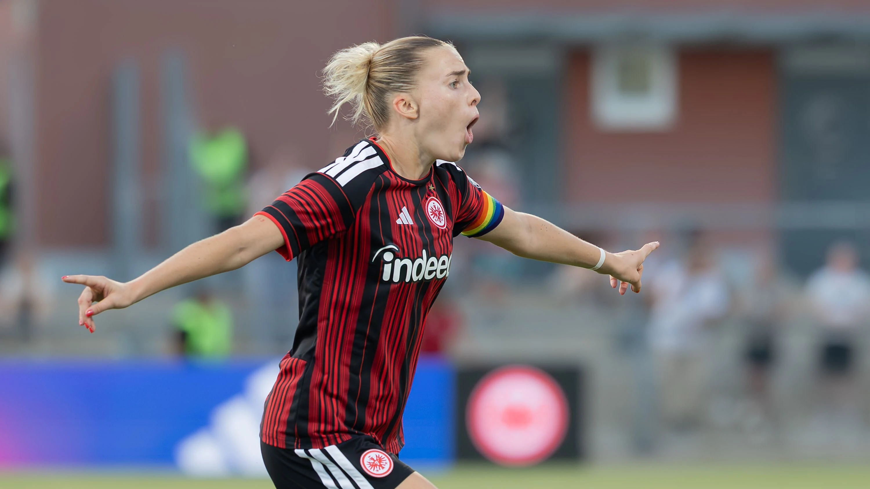 Wegbereiterin: Laura Freigang erzielt beide Treffer zum 2:0 gegen Malmö. - Jürgen Kessler