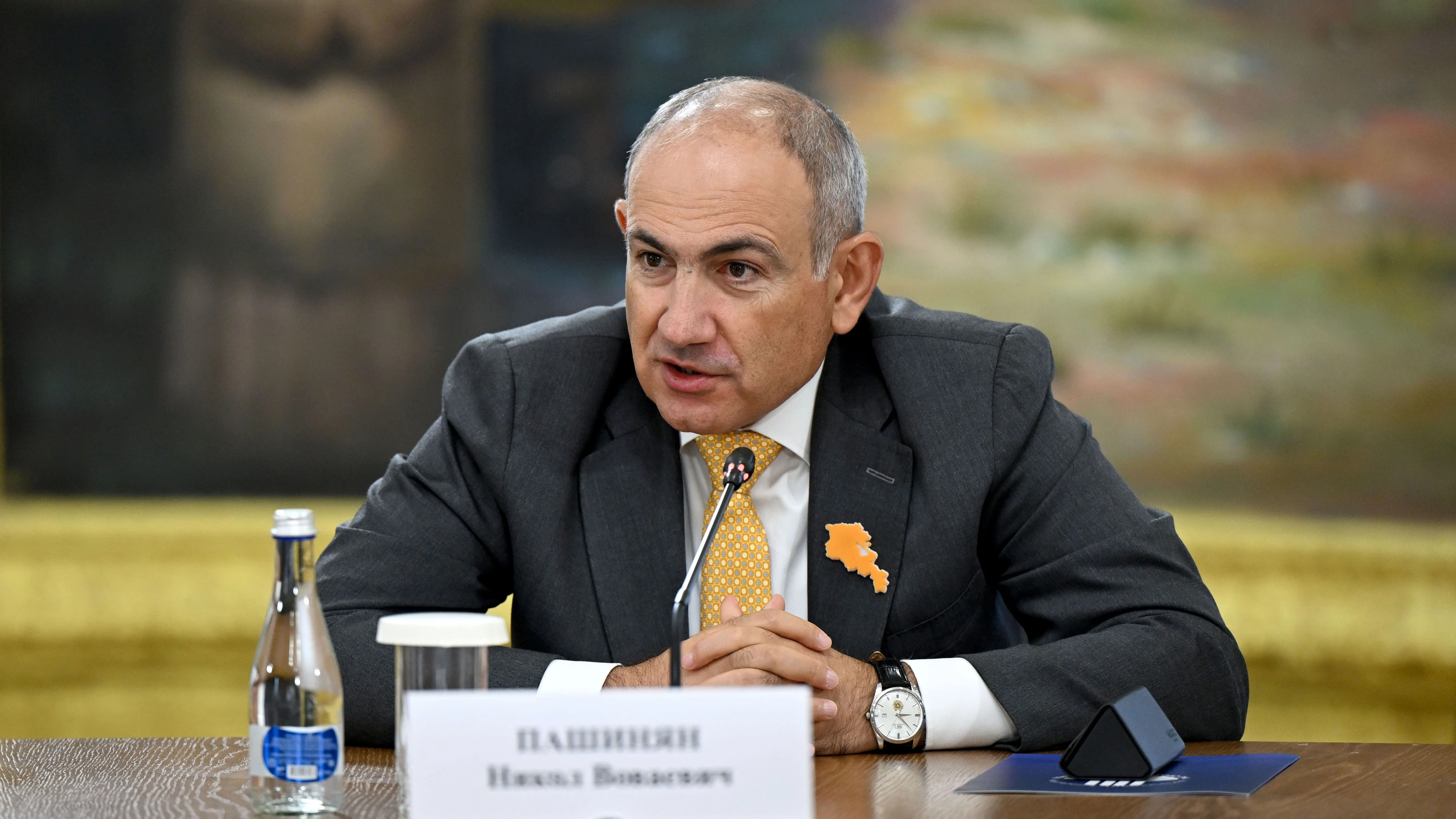 Preisträger: Der armenische Premierminister Nikol Pashinyan erhält den hessischen Friedenspreis. - EPA