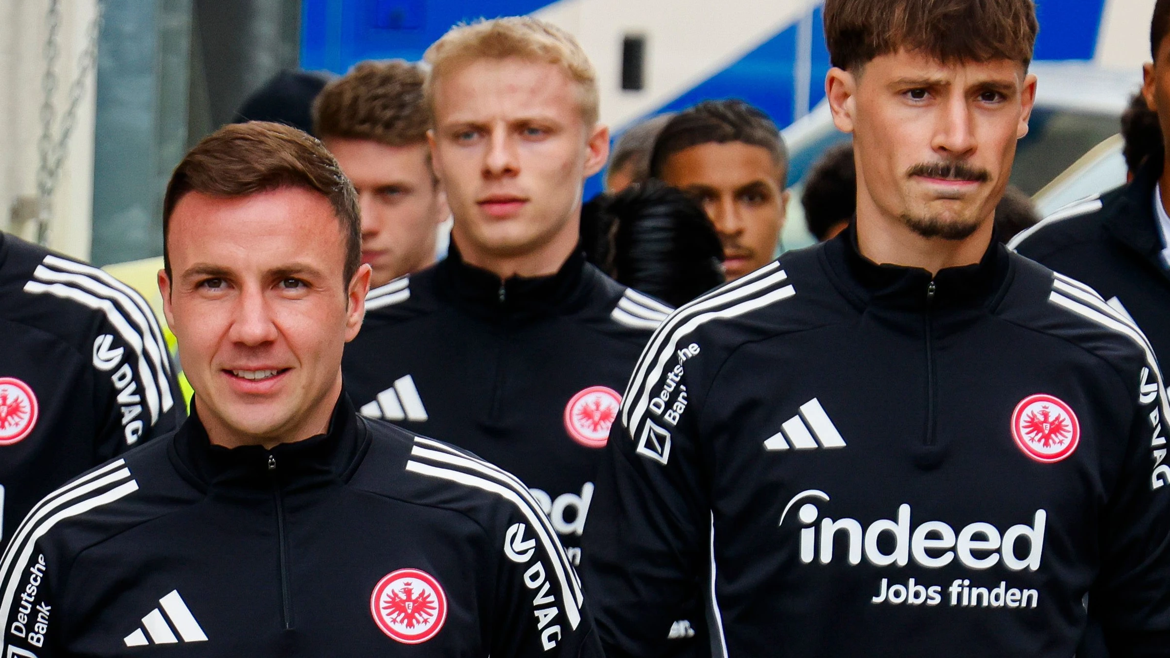 Eintracht-Training: Nicht jeder ist Nationalspieler