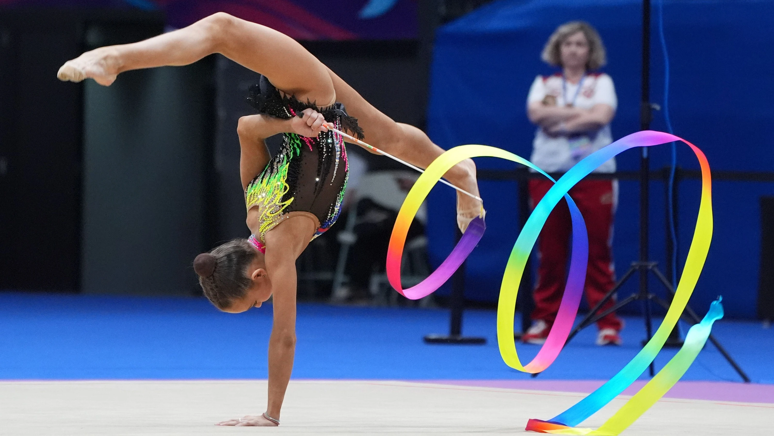 Russische Gymnastinnen: Keine Flaggen, keine Hymne, keine nationalen Symbole