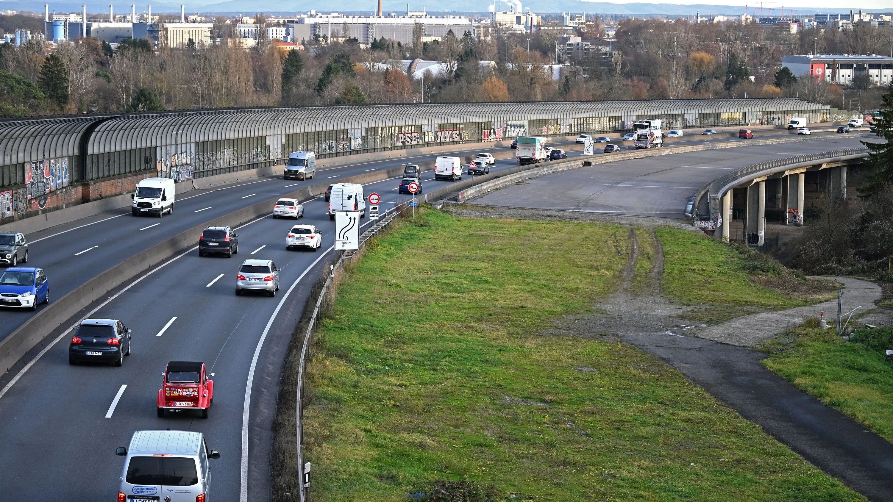 Einhausung der A 661: Frankfurt lässt eine Autobahn verschwinden Einhausung der A 661: Frankfurt lässt eine Autobahn verschwinden