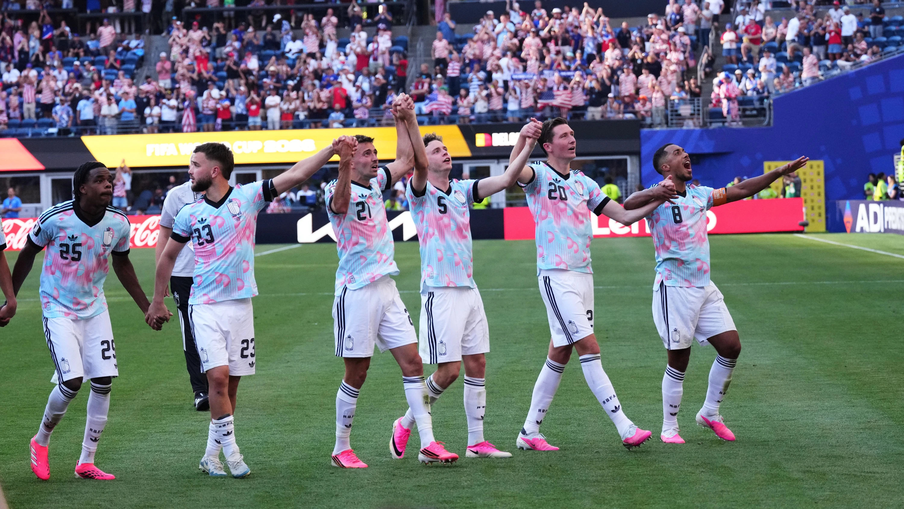 Am Ende feiern die Belgier: 4:1-Siege gegen die USA - dpa