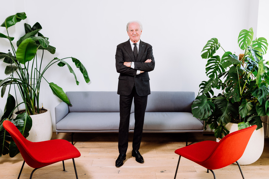 Wolfgang Reitzle - Der deutsche Industriemanager in den Räumen der FGS Flobal in Zürich im Gespräch mit der F.A.S.