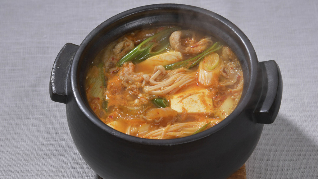Rezept für Kimchi-Jjigae