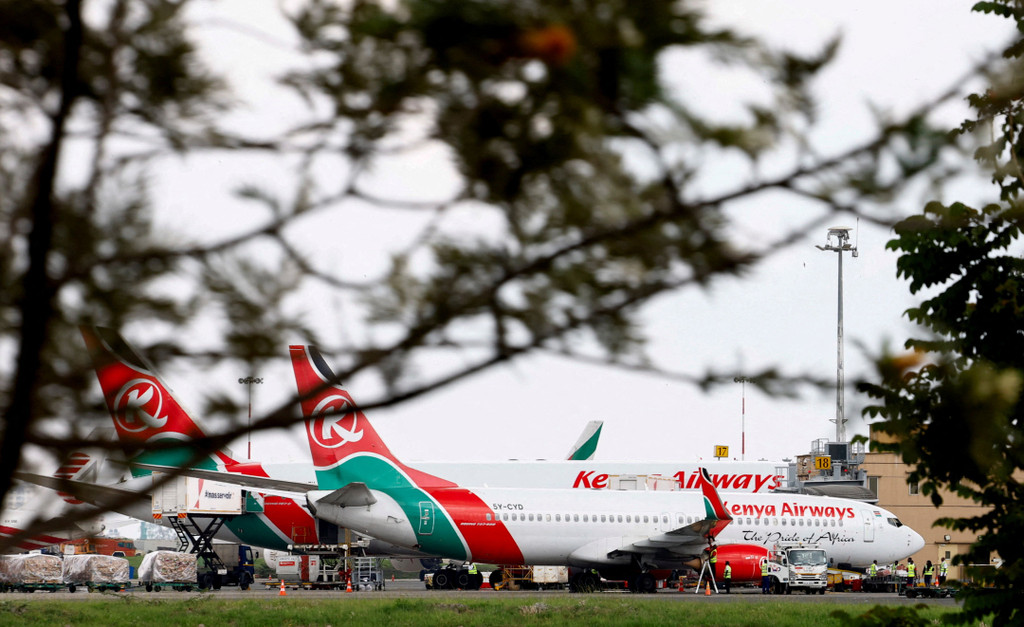 FILE PHOTO: Kenyan citizens return from Dubai, amid the U.S.-Israel conflict with Iran, at Jomo Kenyatta International Airport in Nairobi