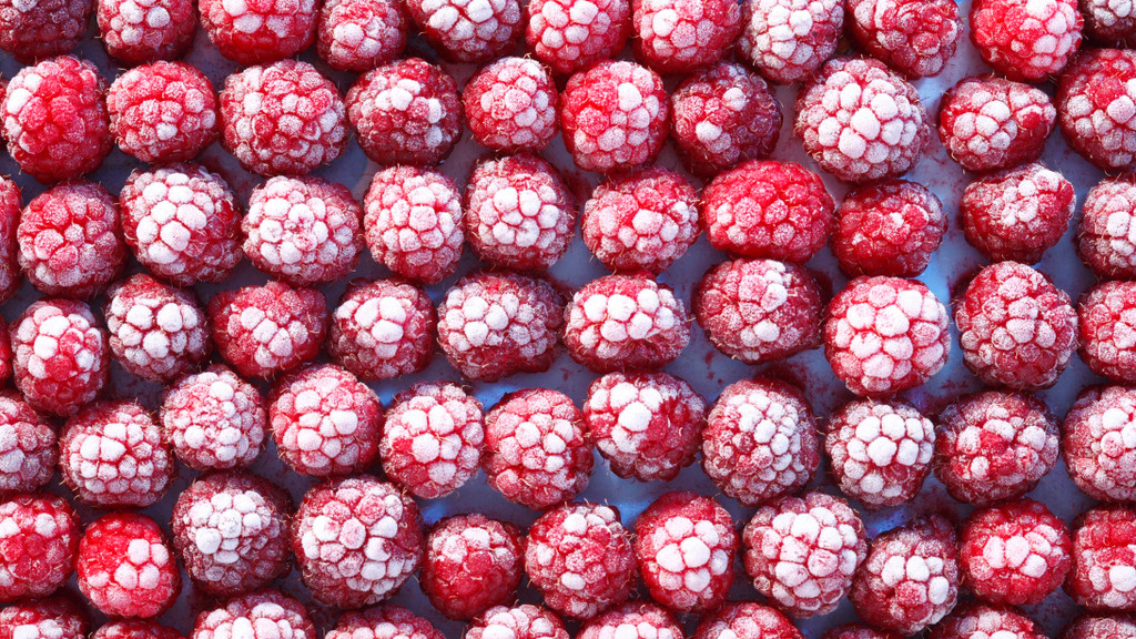 Krank durch Himbeeren aus der Tiefkühltruhe