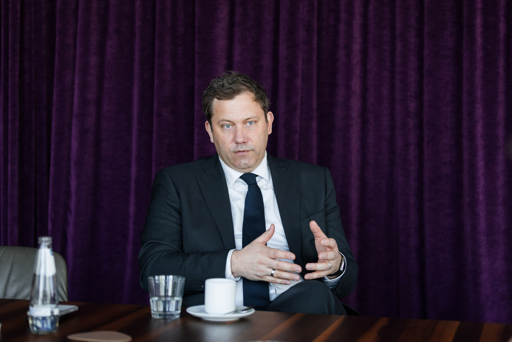 Lars Klingbeil - Der Bundesminister der Finanzen (SPD) in der Redaktion der F.A.Z.