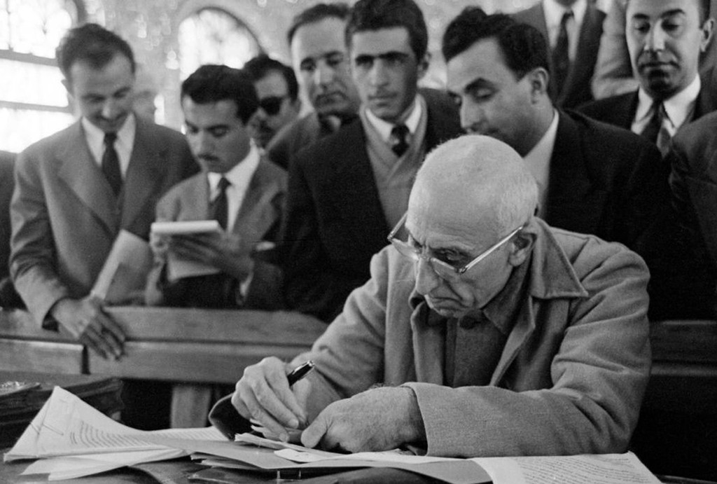 Iran / Persia: Mohammad Mosaddegh or Mosaddeq (Persian: ???? ????), also spelled Mosadeck, or Musaddiq (16 June 1882  5 March 1967), Prime Minister of Iran from 1951 until being overthrown in a coup d'état in 1953