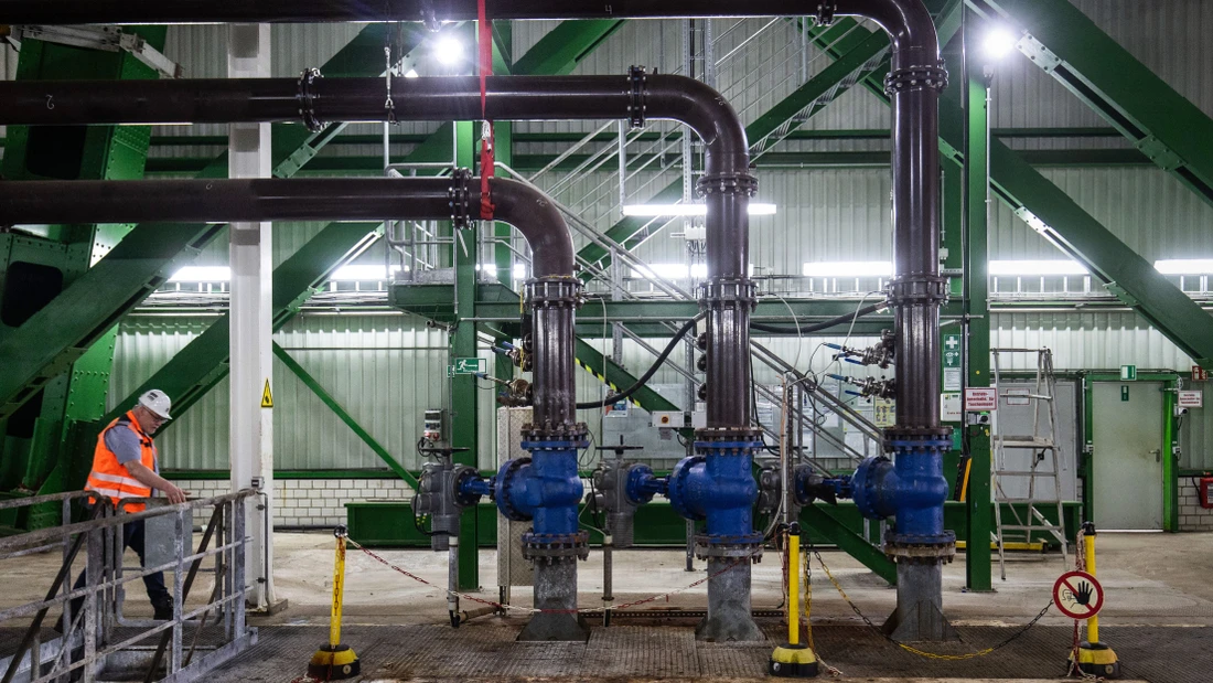 Hier wird stets gepumpt: An der ehemaligen Steinkohlezeche in Duisburg-Walsum entwässert die RAG die Gruben. Bezahlt wird es von der Stiftung.