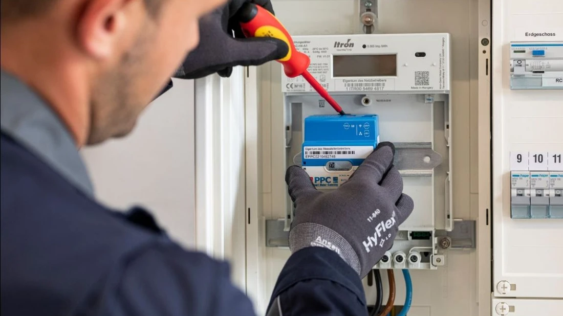 Ein sogenannter Smart Meter, der Stand der Technik derzeit