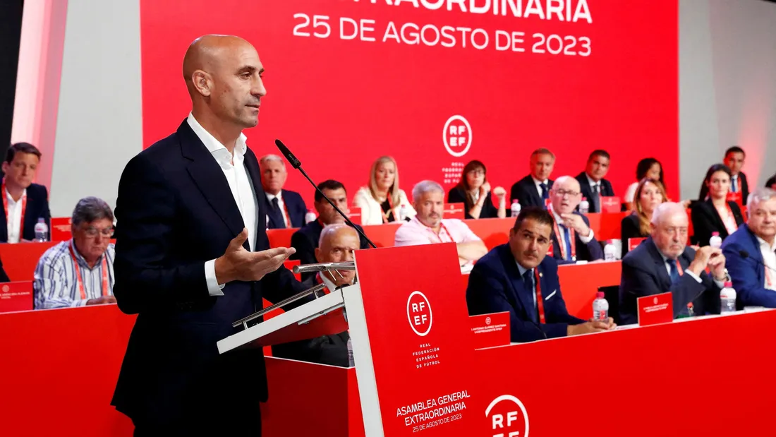 Noch am Freitag hatte sich Luis Rubiales in einer Wutrede gegen die Vorwürfe gewehrt.