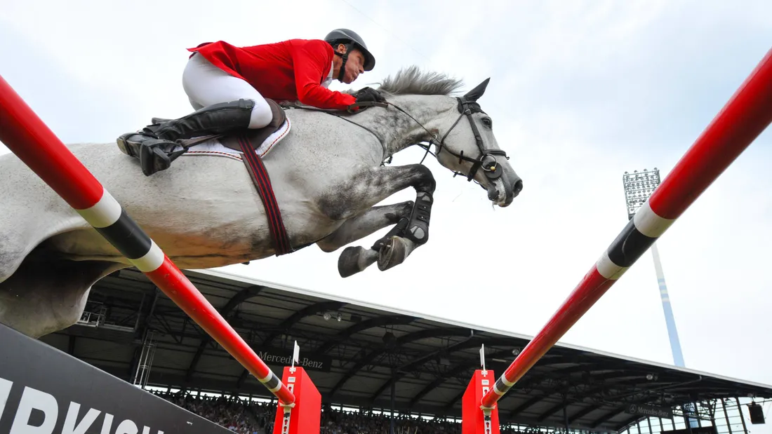 Nicht ganz auf der Höhe: Ludger Beerbaum auf Chiara
