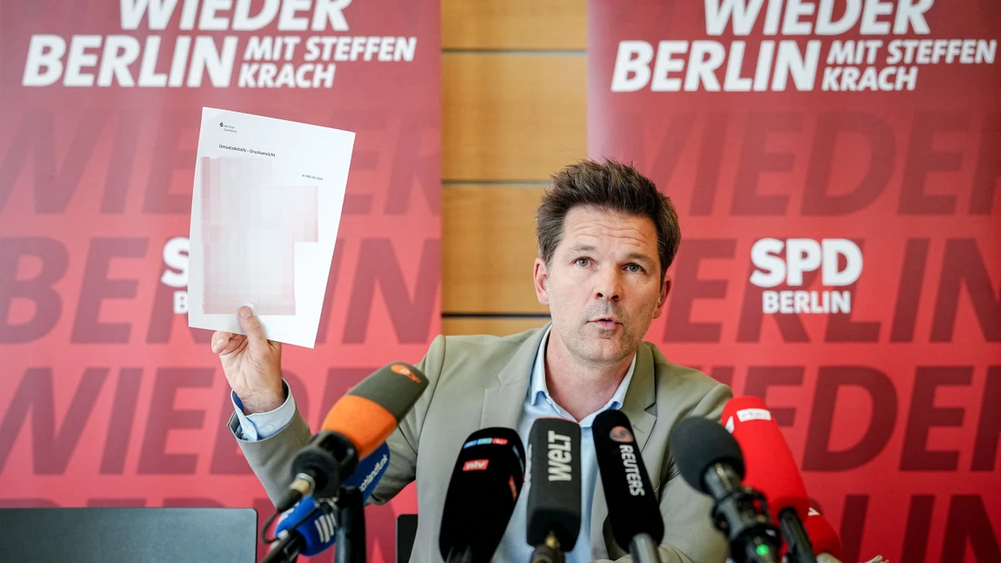 Steffen Krach am Donnerstag in der Berliner SPD-Zentrale