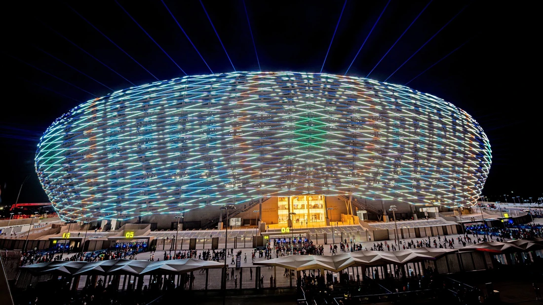 Neue Wirklichkeit: das Prince Moulay Abdellah Stadium in Rabat