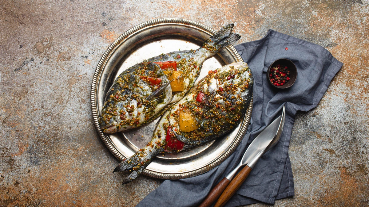 In Deutschland zu Unrecht unbeliebt: selbst gekochte Gerichte mit ganzen Fischen