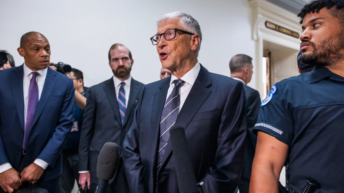 Bill Gates vor seiner Aussage vor dem Epstein-Kontrollausschuss am Mittwoch in Washington