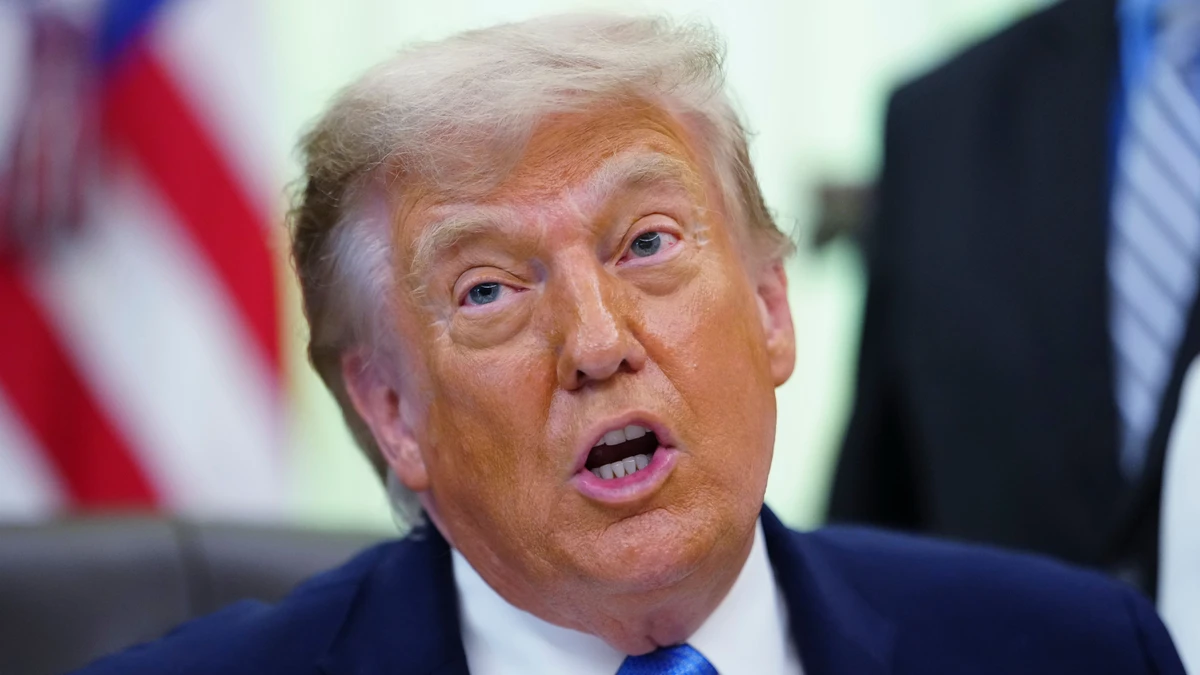 Präsident Donald Trump am Mittwoch im Weißen Haus
